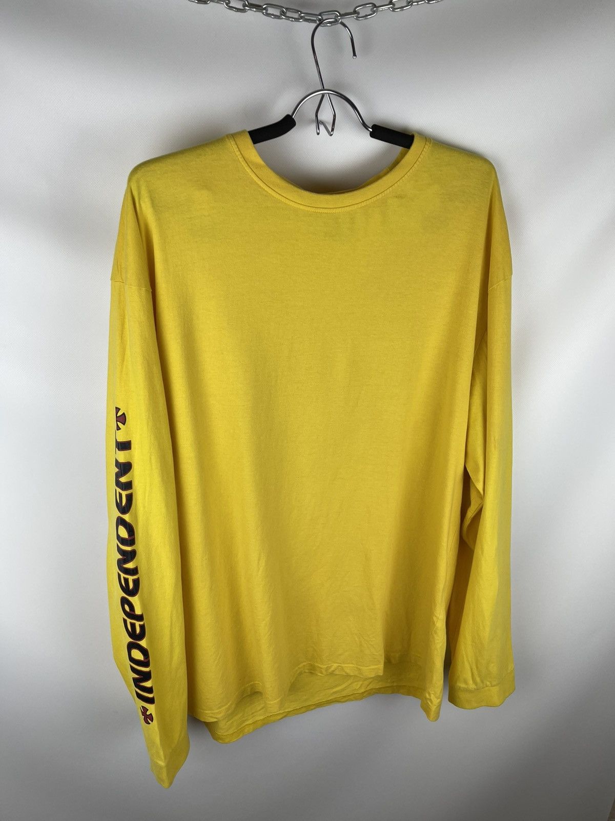 Independent Truck Co. Independent truck co big logo embroidered yellow sweatshirt Size US XL / EU 56 / 4 - 4 Thumbnail