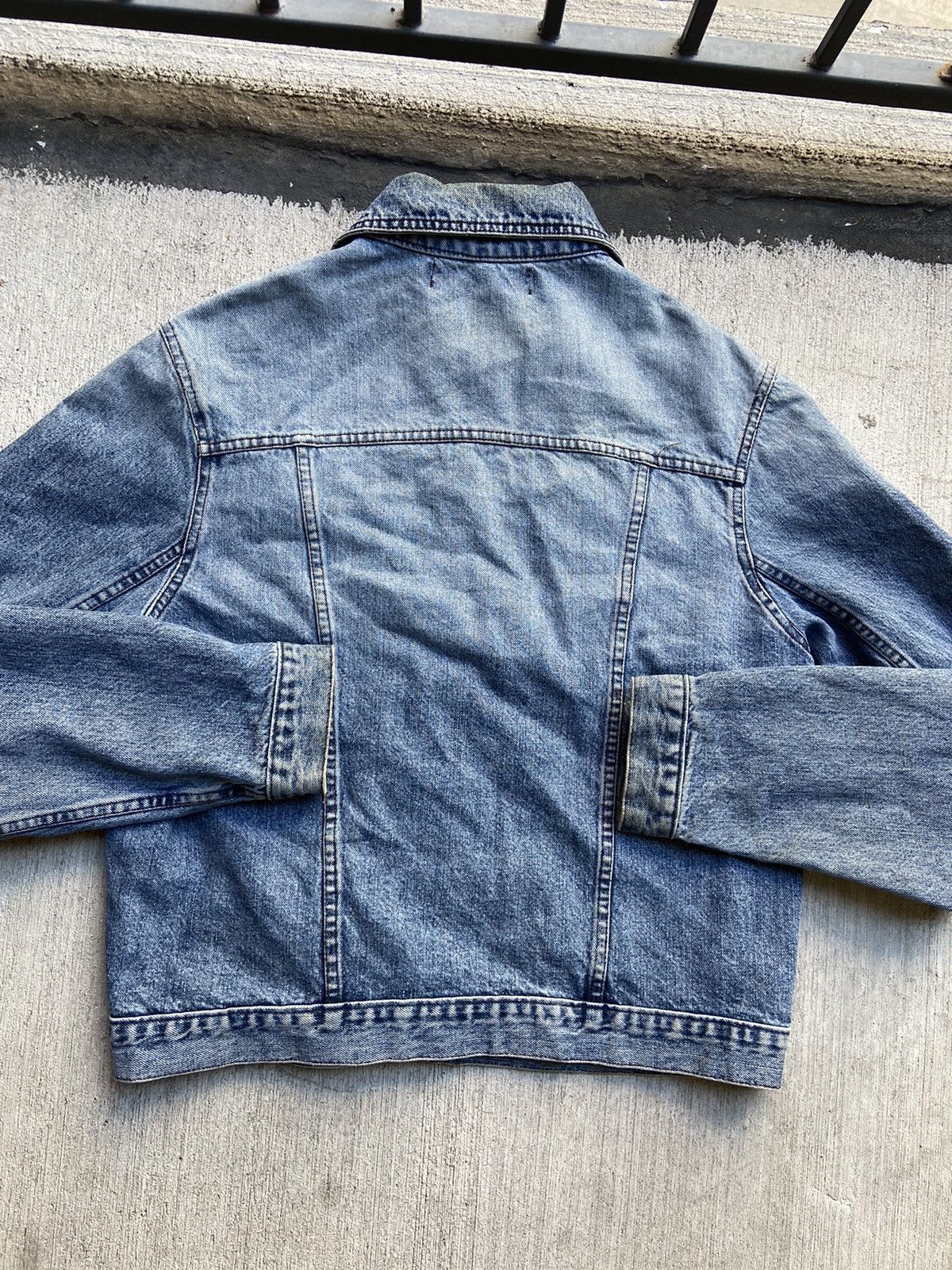 Moschino × Vintage Vintage Moschino Jeans Blue Denim Jean Jacket Trucker Medium Size US M / EU 48-50 / 2 - 7 Thumbnail