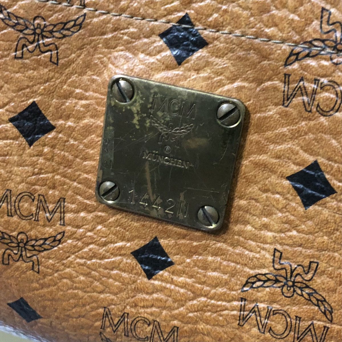 MCM MCM Monogram Shoulder Bag Size ONE SIZE - 4 Thumbnail