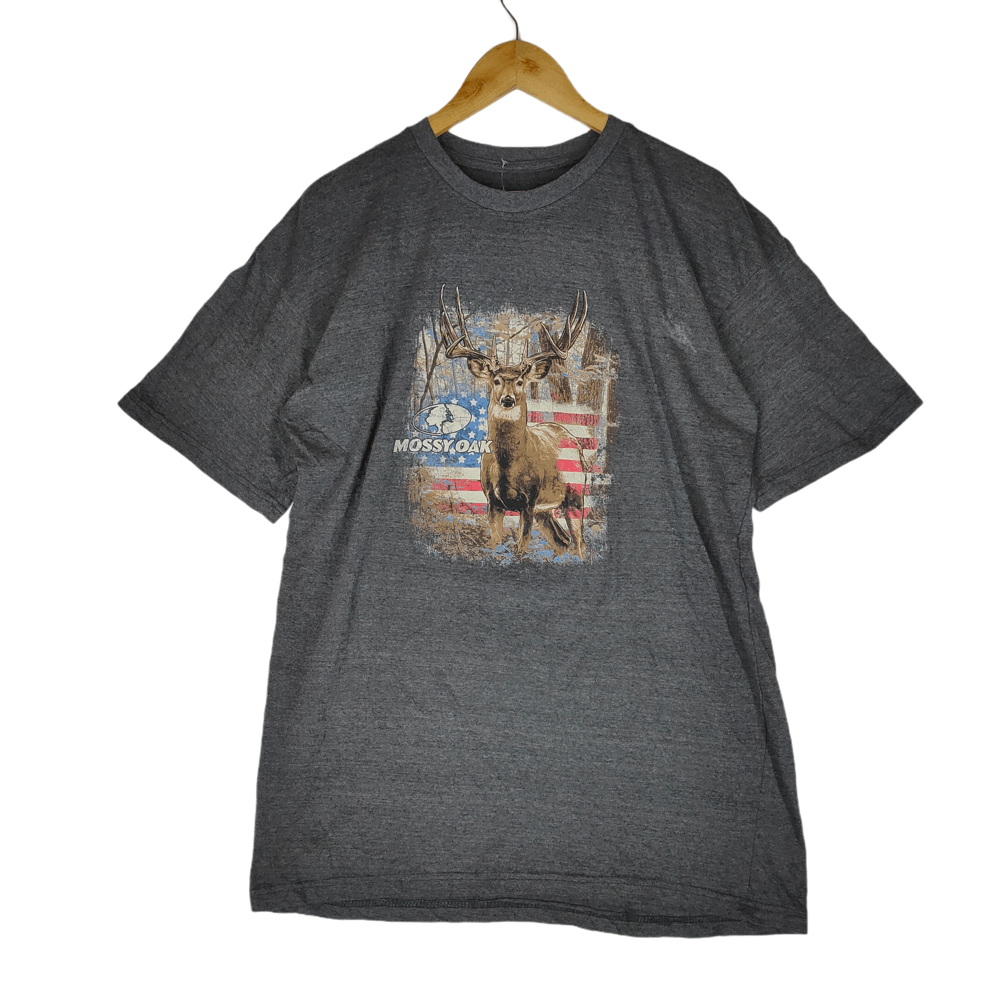 Hunter Vintage MOSSY OAKS DEER Hunter Outdoor Bigprint Shirt Size US L / EU 52-54 / 3 - 1 Thumbnail