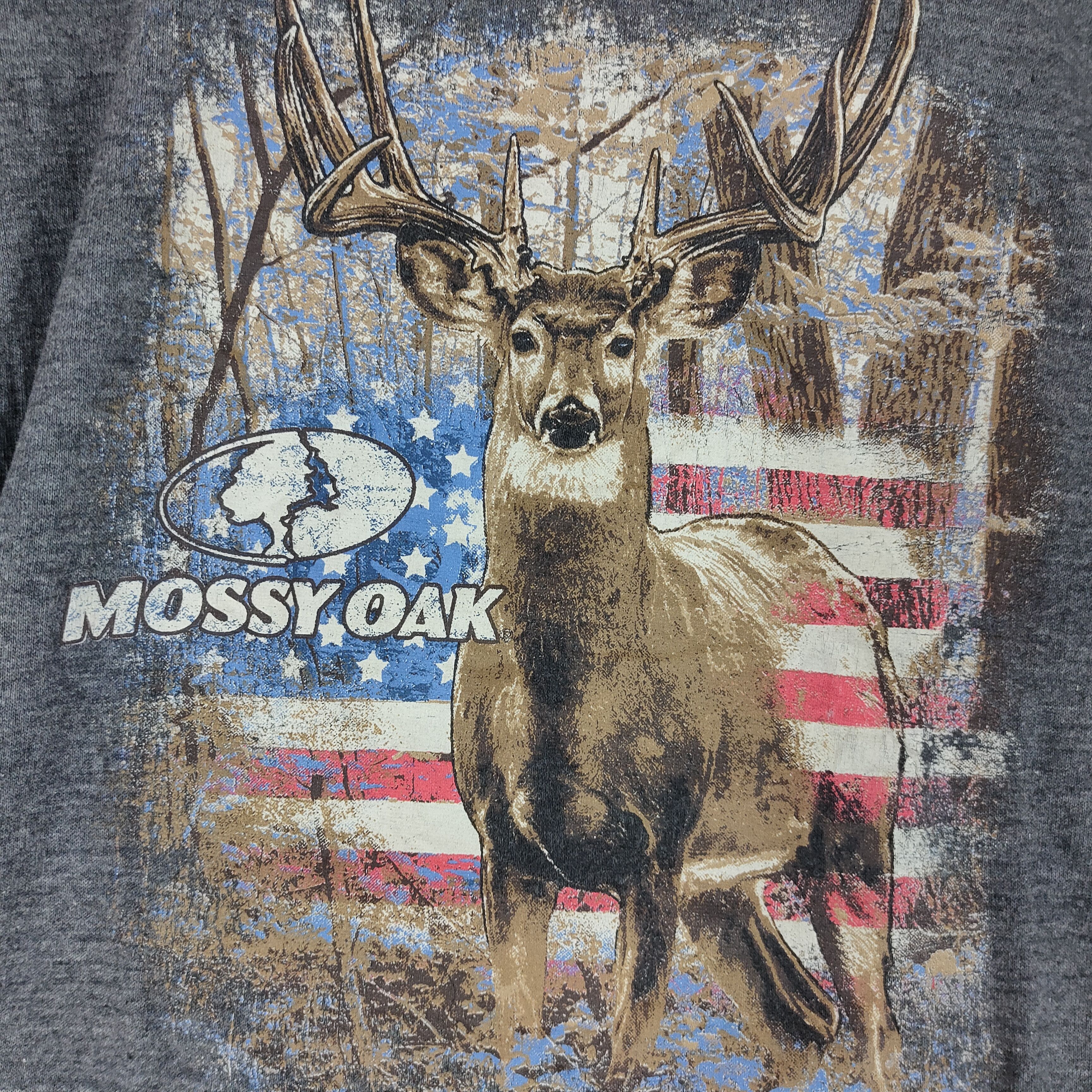 Hunter Vintage MOSSY OAKS DEER Hunter Outdoor Bigprint Shirt Size US L / EU 52-54 / 3 - 2 Thumbnail