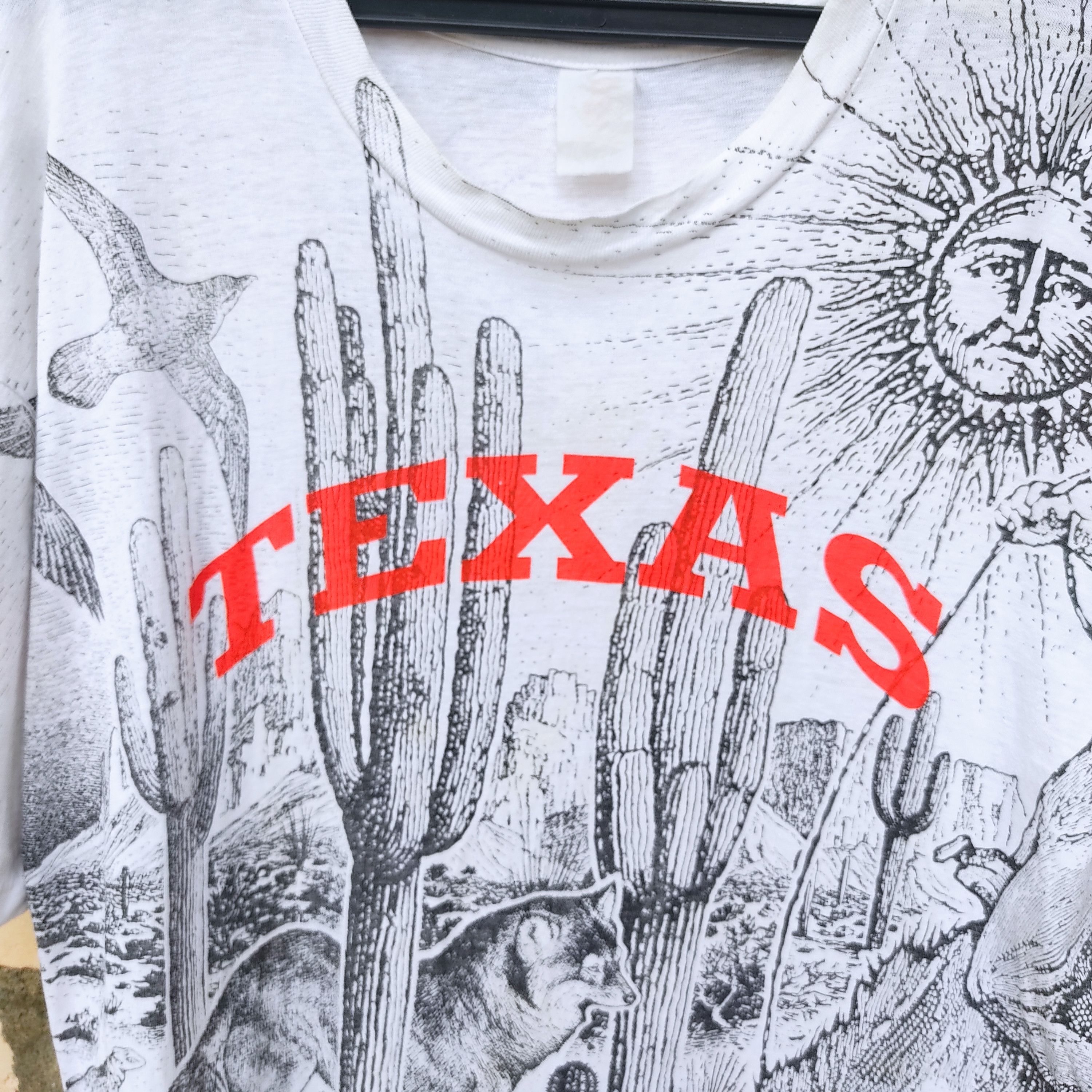 Habitat VINTAGE Texas OverPrint Animal T Shirts Size US XL / EU 56 / 4 - 2 Thumbnail