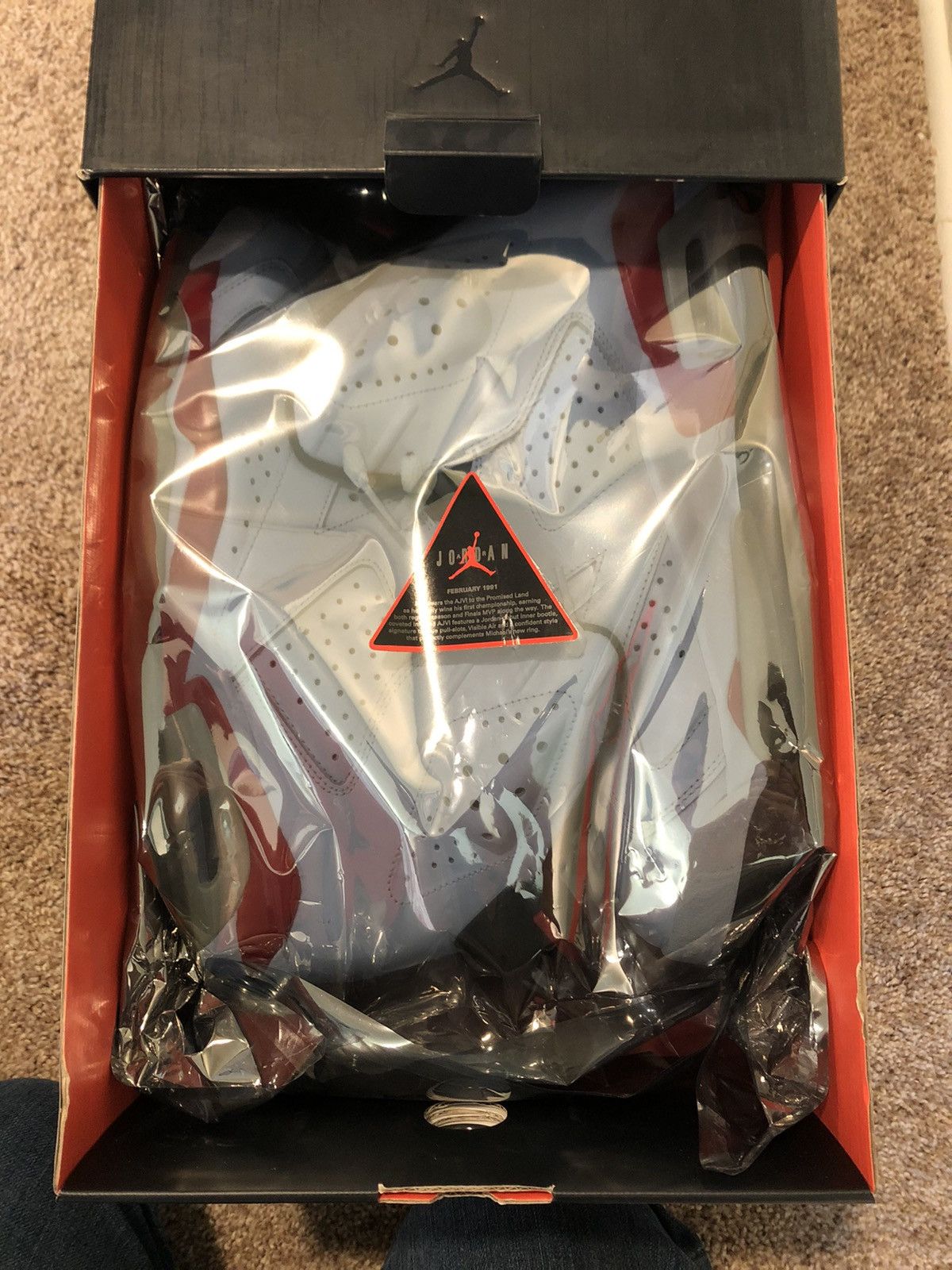 Jordan Brand Air Jordan 6 Infrared Pack 2010 Size US 11.5 / EU 44-45 - 16 Thumbnail