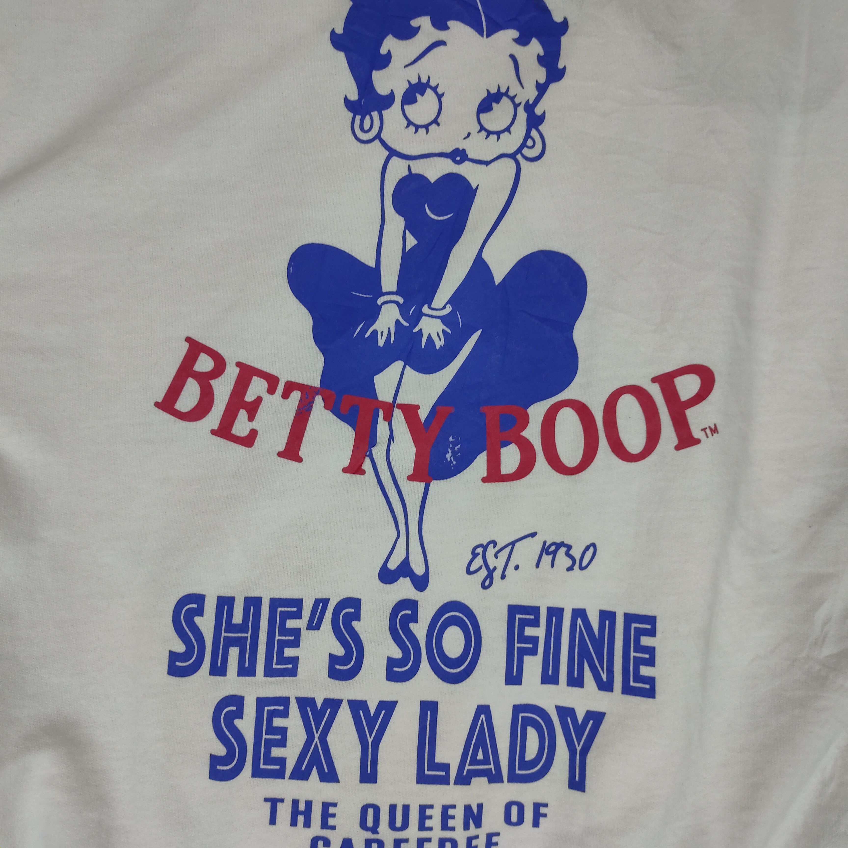 Cartoon Network BETTY BOOP SHERPA Inside Big Printed Full Zipper Hoodie Size US M / EU 48-50 / 2 - 2 Thumbnail
