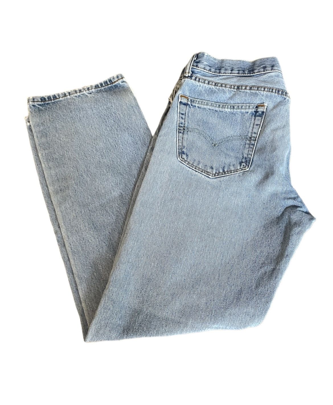 Vintage Vintage 1990’s Levi’s 505 Jeans 33x32 Light Wash | Grailed