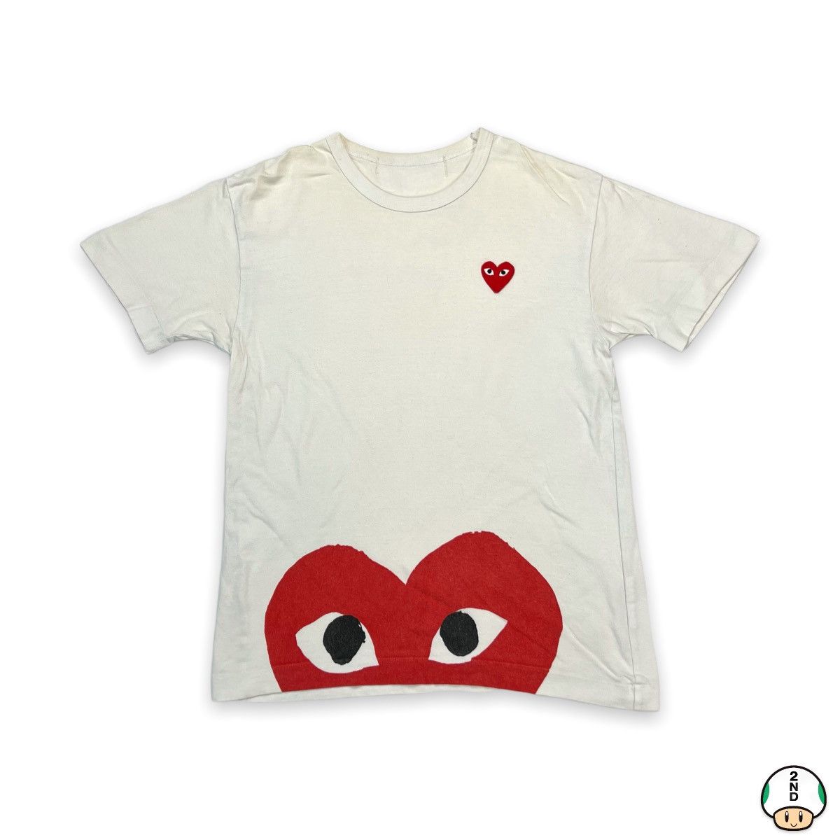 Comme des Garcons CDG Comme Des Garcon Play Heart Tee Size US S / EU 44-46 / 1 - 1 Thumbnail