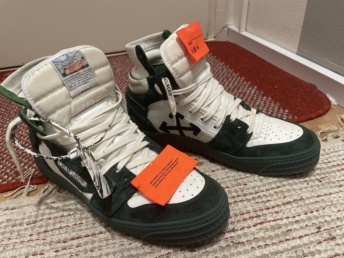 Off White OFFF WHITE Off court 3.0 High Forest Green Grailed