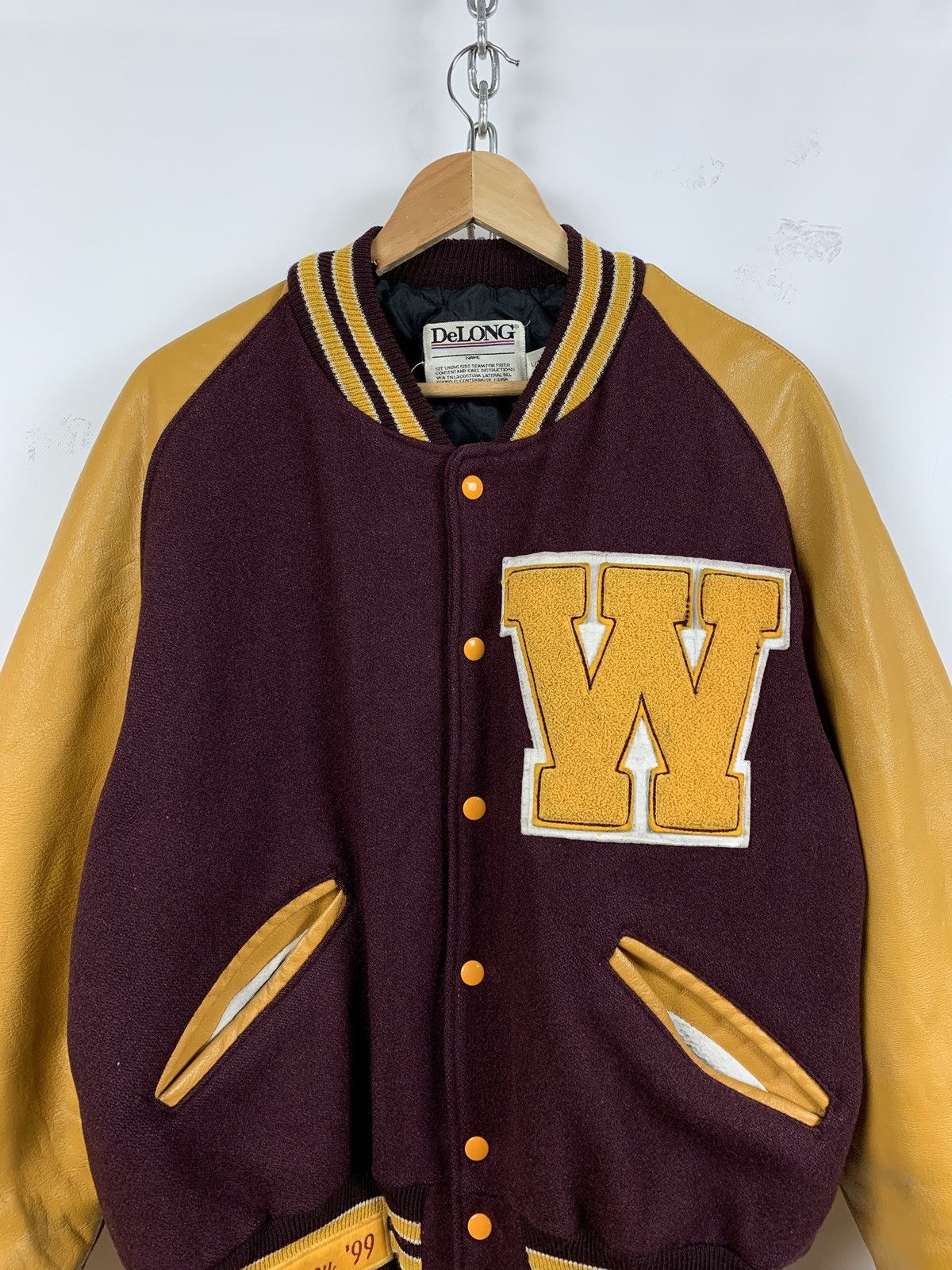 Delong Vintage DeLong Varsity Jacket Made In USA Size US L / EU 52-54 / 3 - 4 Thumbnail