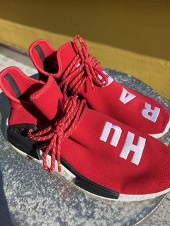 Adidas Pharrell Williams NMD Human Race Red Scarlet Size US 10 BB0616