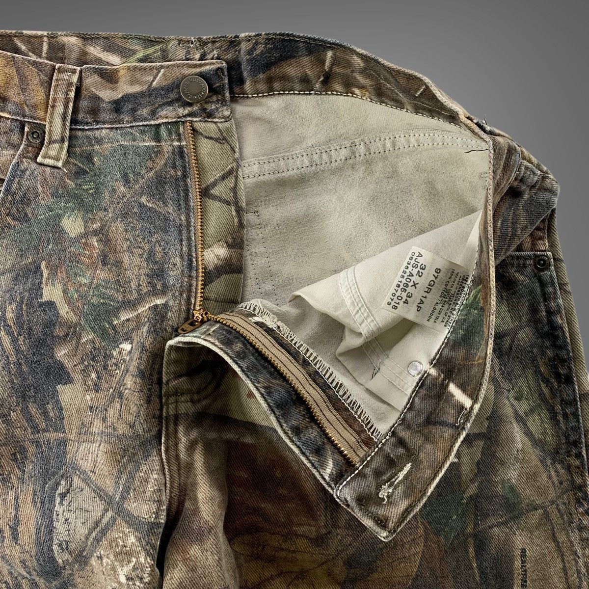 Vintage Vintage wrangler realtree double knee camo pants Size US 32 / EU 48 - 4 Thumbnail