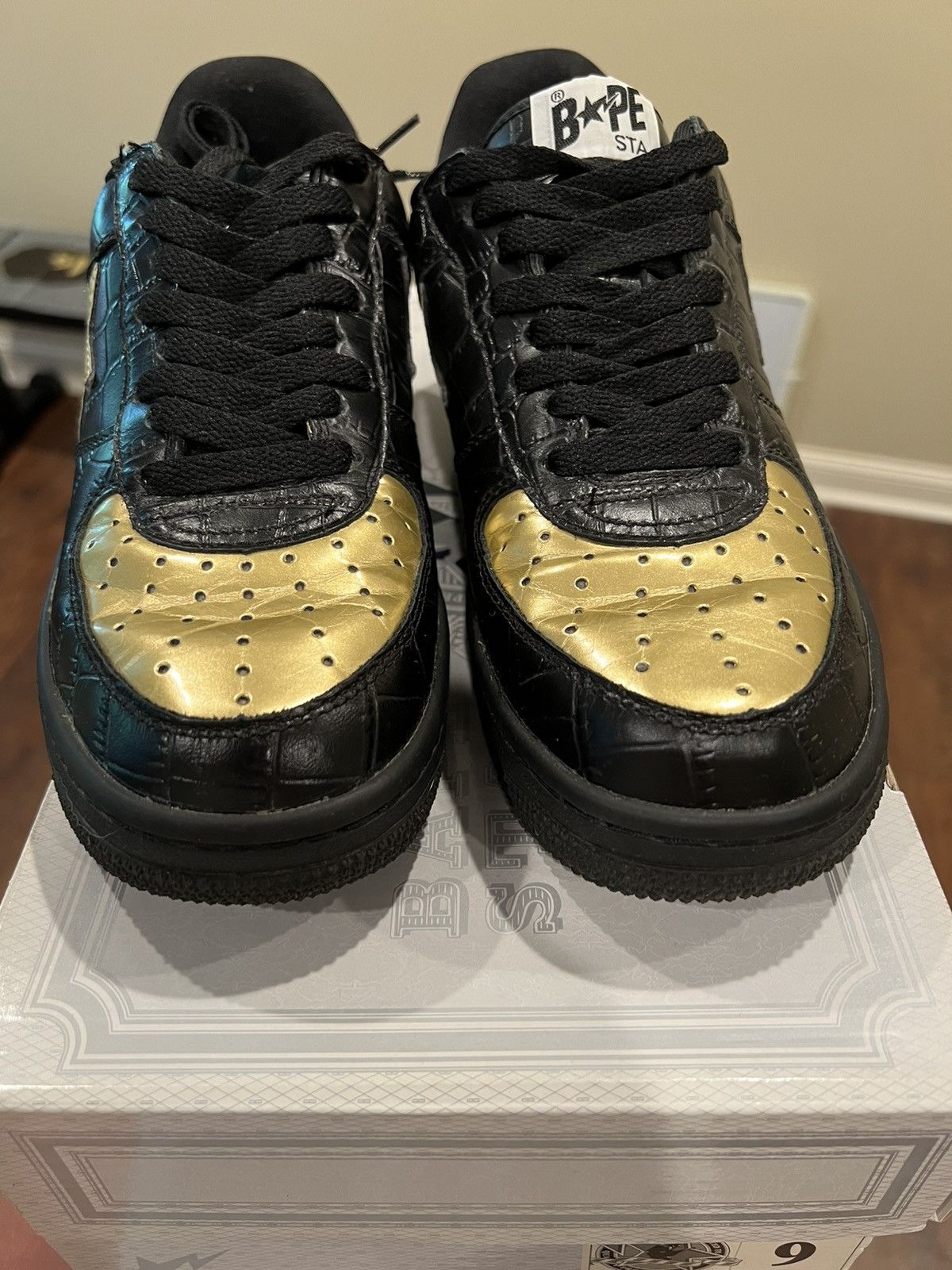 Bape bape 24 karats bapesta sneakers Size US 9 / EU 42 - 11 Thumbnail