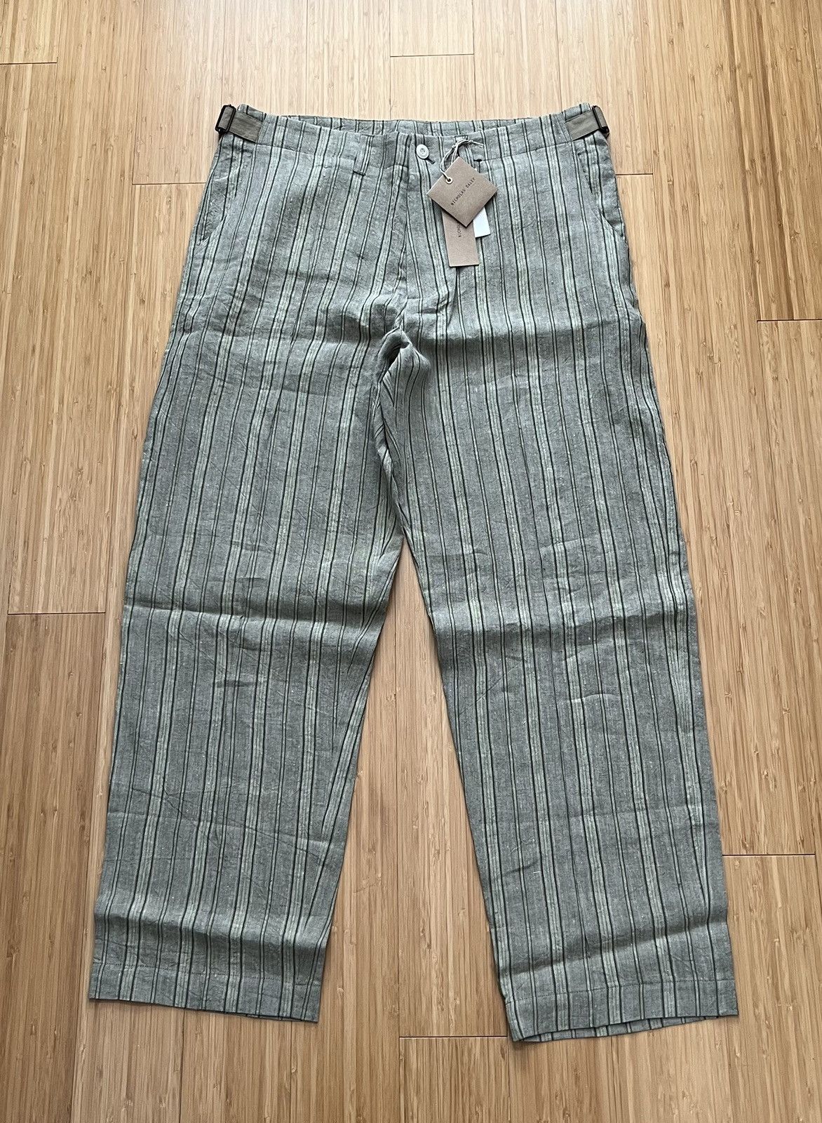 NICOLAS PANTS wash dark gray main image 1