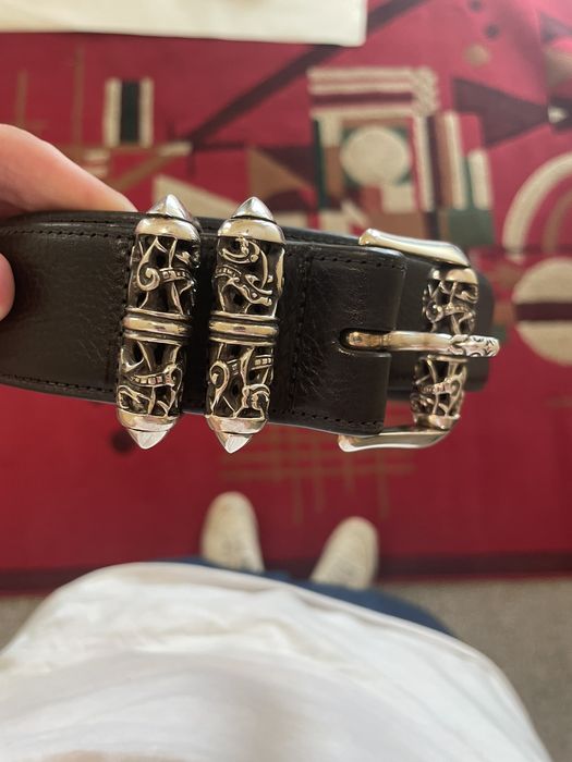 Chrome Hearts NEW SZ34-36 LEATHER Leopard Roller Belt – 4GSELLER-NY