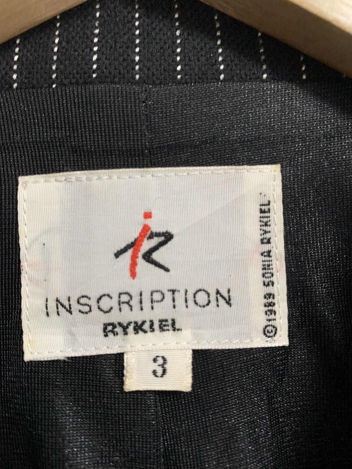 Sonia Rykiel Rukiel Inscription Stripe Women Jacket Size M / US 6-8 / IT 42-44 - 5 Thumbnail