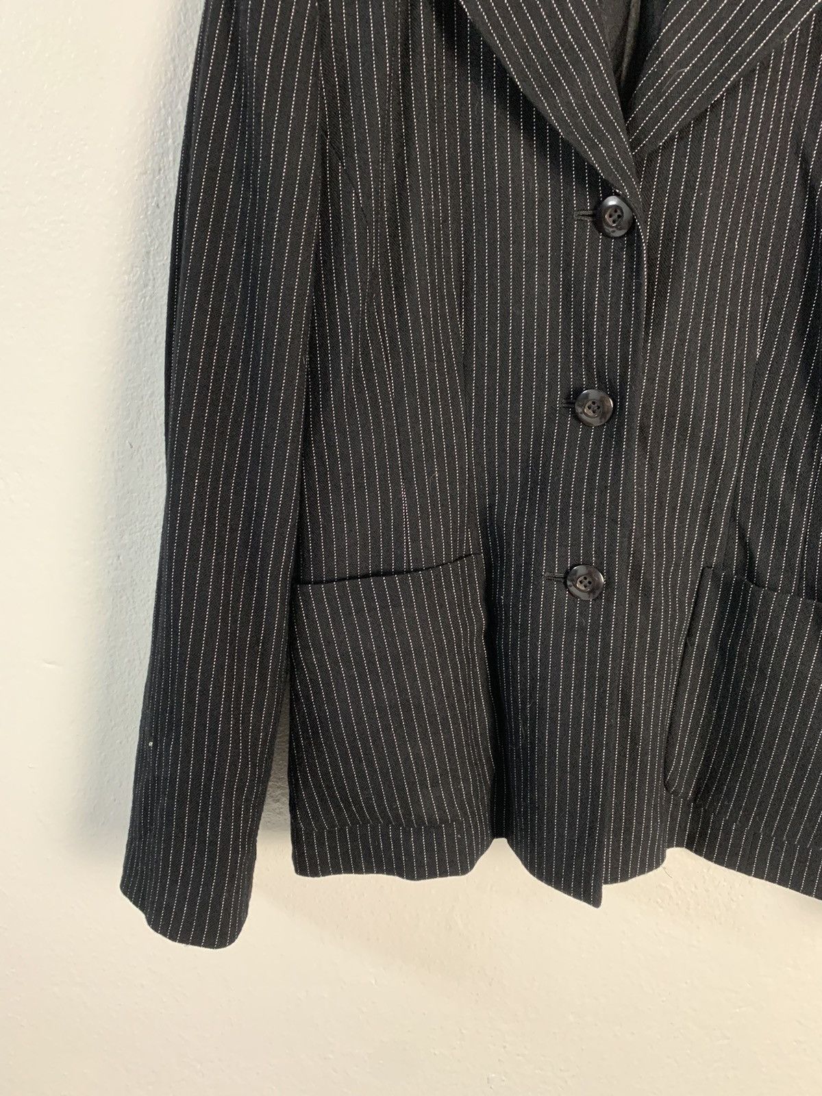 Sonia Rykiel Rukiel Inscription Stripe Women Jacket Size M / US 6-8 / IT 42-44 - 3 Thumbnail