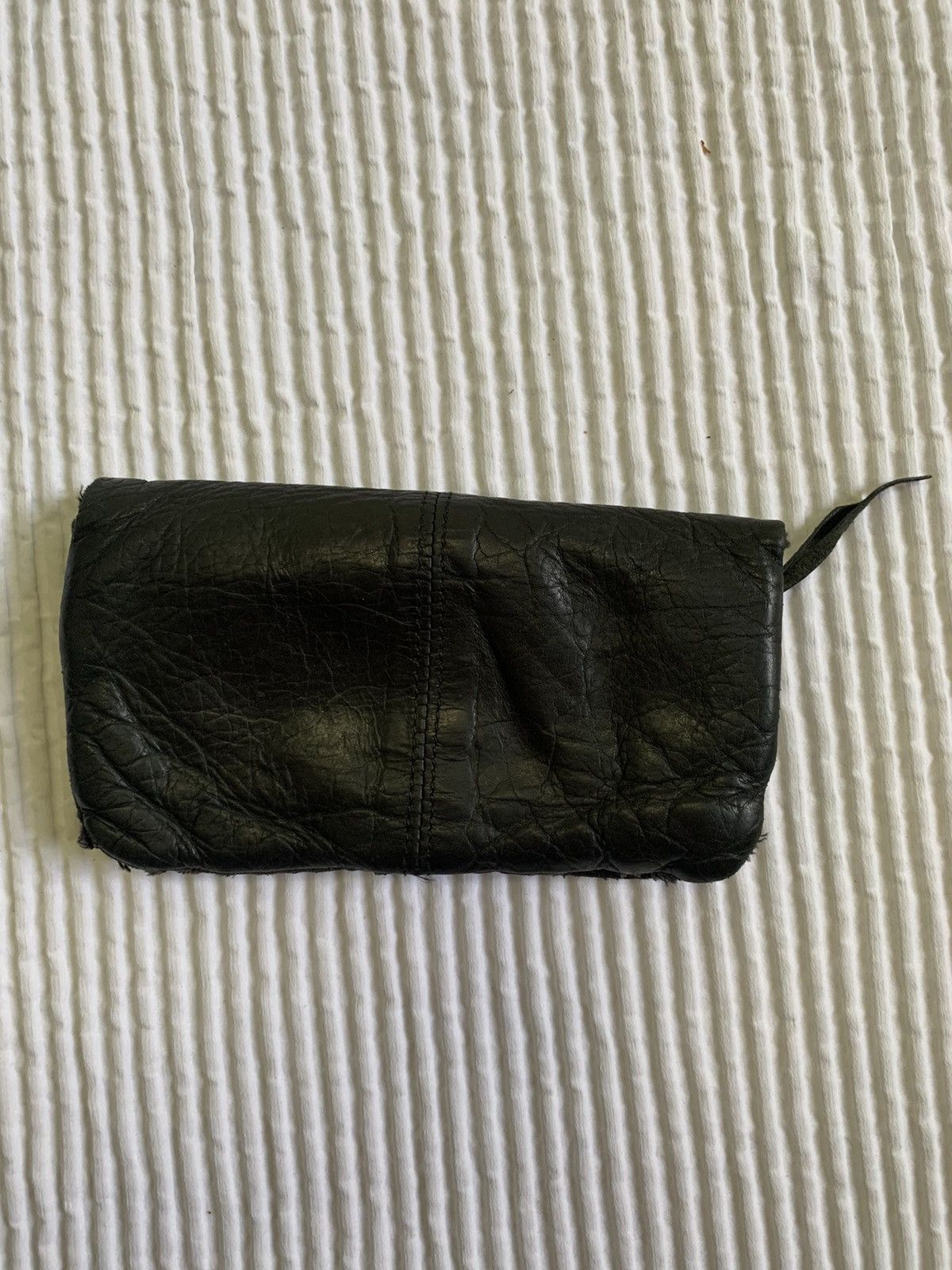 Maison Margiela Black Leather Fold Zip Idk Margiela Wallet Size ONE SIZE - 13 Thumbnail