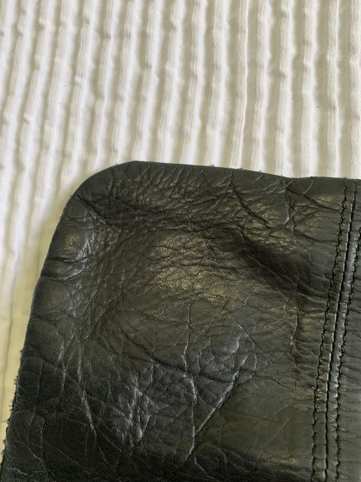 Maison Margiela Black Leather Fold Zip Idk Margiela Wallet Size ONE SIZE - 10 Thumbnail