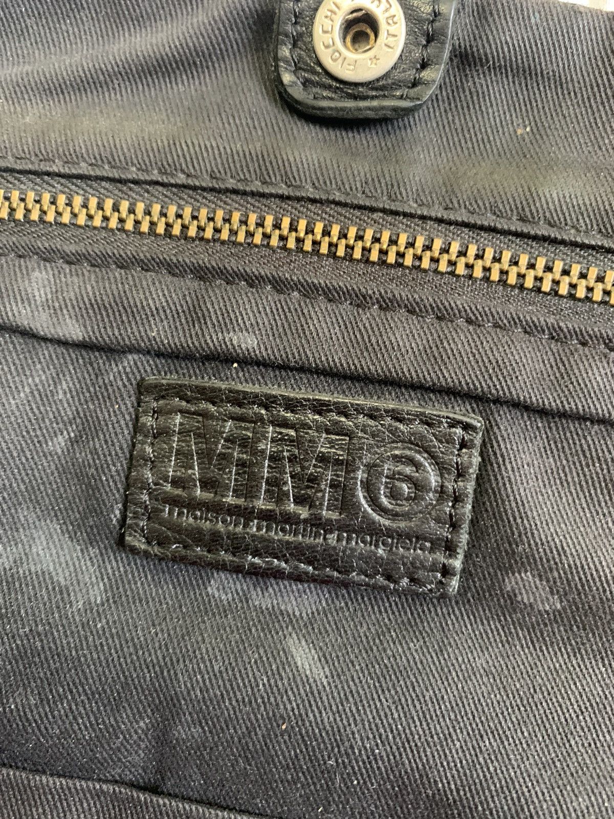 Maison Margiela Black Leather Fold Zip Idk Margiela Wallet Size ONE SIZE - 4 Thumbnail