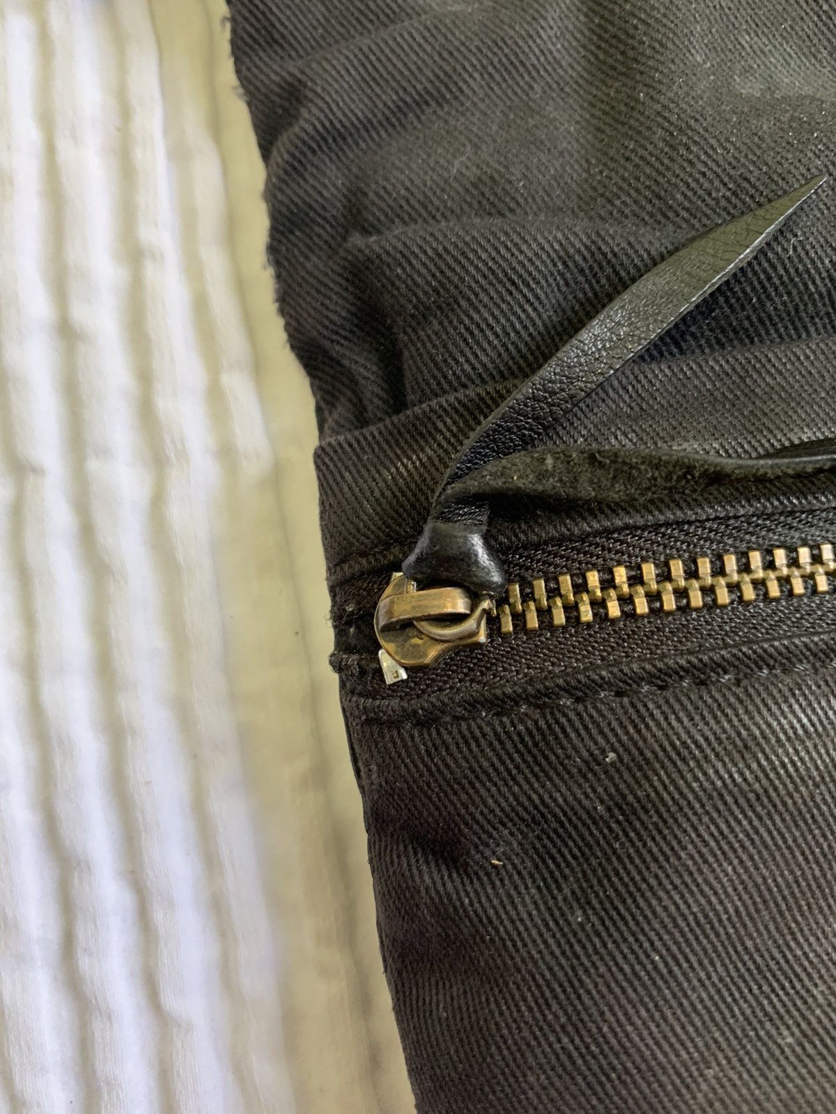 Maison Margiela Black Leather Fold Zip Idk Margiela Wallet Size ONE SIZE - 6 Thumbnail