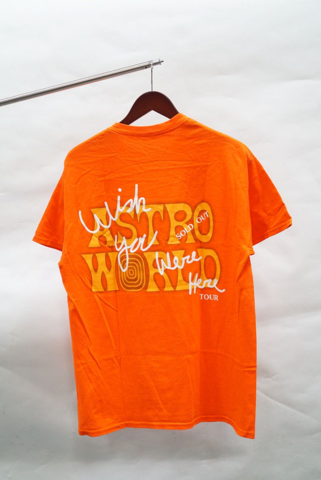 TRAVIS SCOTT Astroworld Houston Exclusive T-Shirt Orange