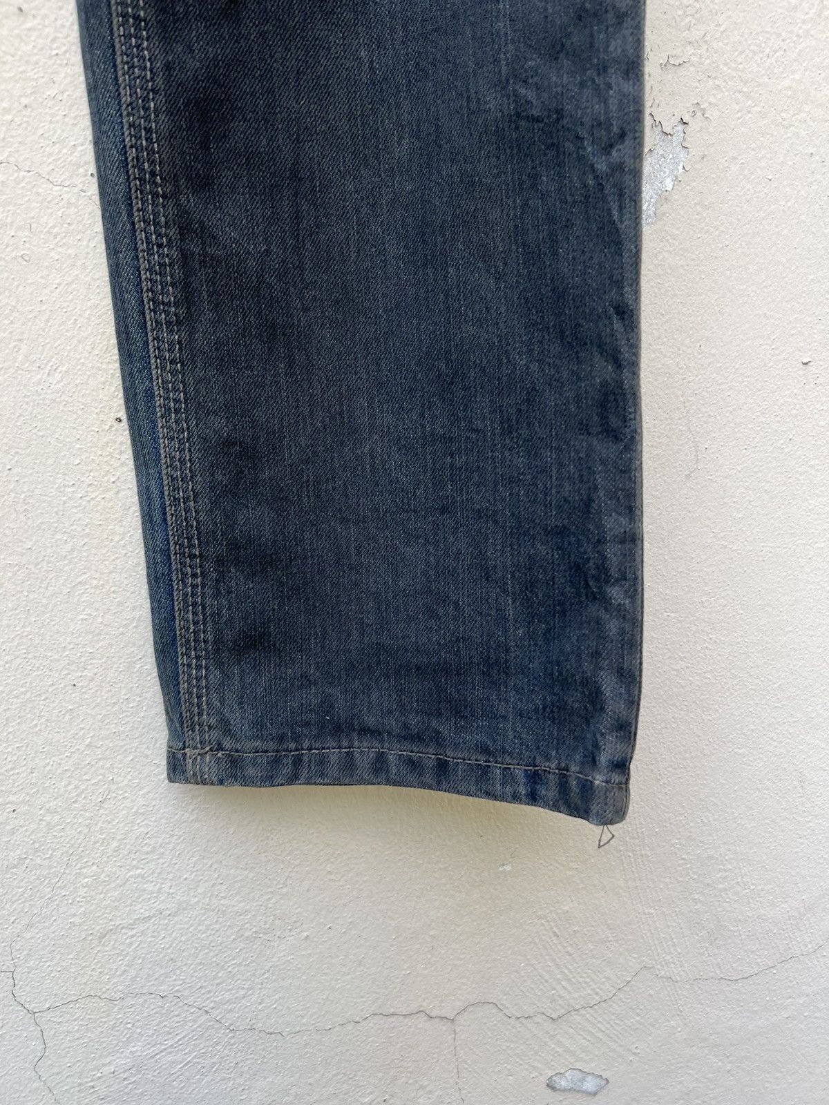 Neil Barrett Vintage Neil Barret Italy Waxed Denim Jeans Size US 32 / EU 48 - 12 Thumbnail
