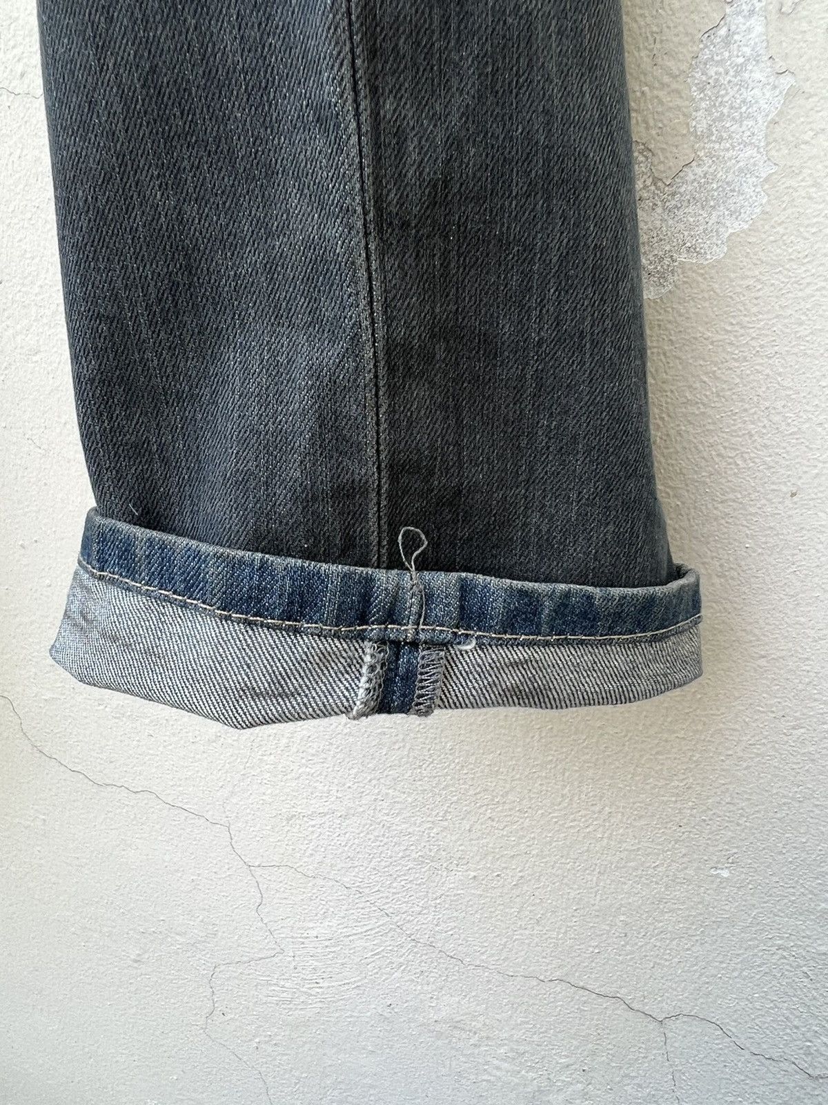 Neil Barrett Vintage Neil Barret Italy Waxed Denim Jeans Size US 32 / EU 48 - 13 Thumbnail
