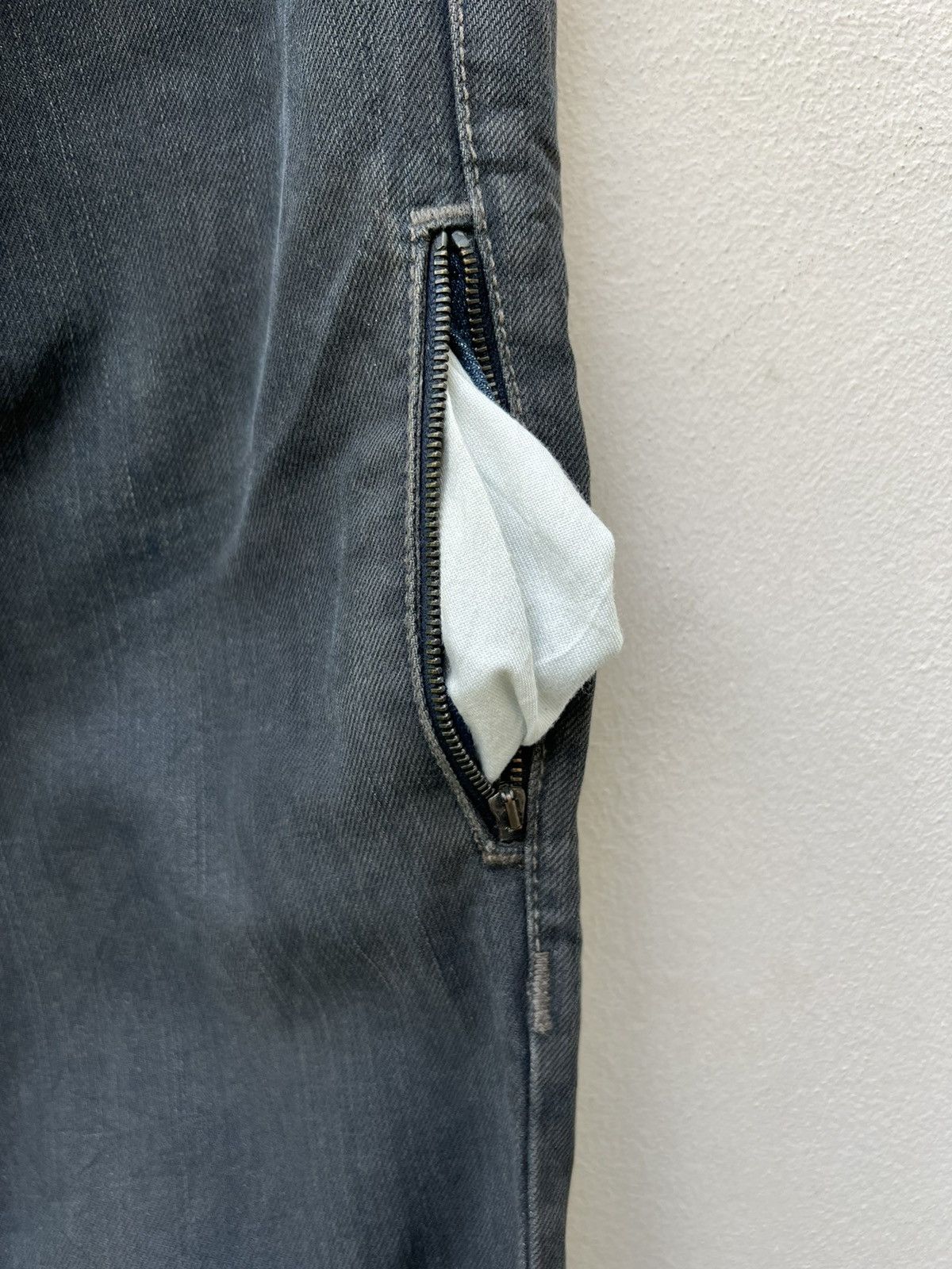 Neil Barrett Vintage Neil Barret Italy Waxed Denim Jeans Size US 32 / EU 48 - 10 Thumbnail