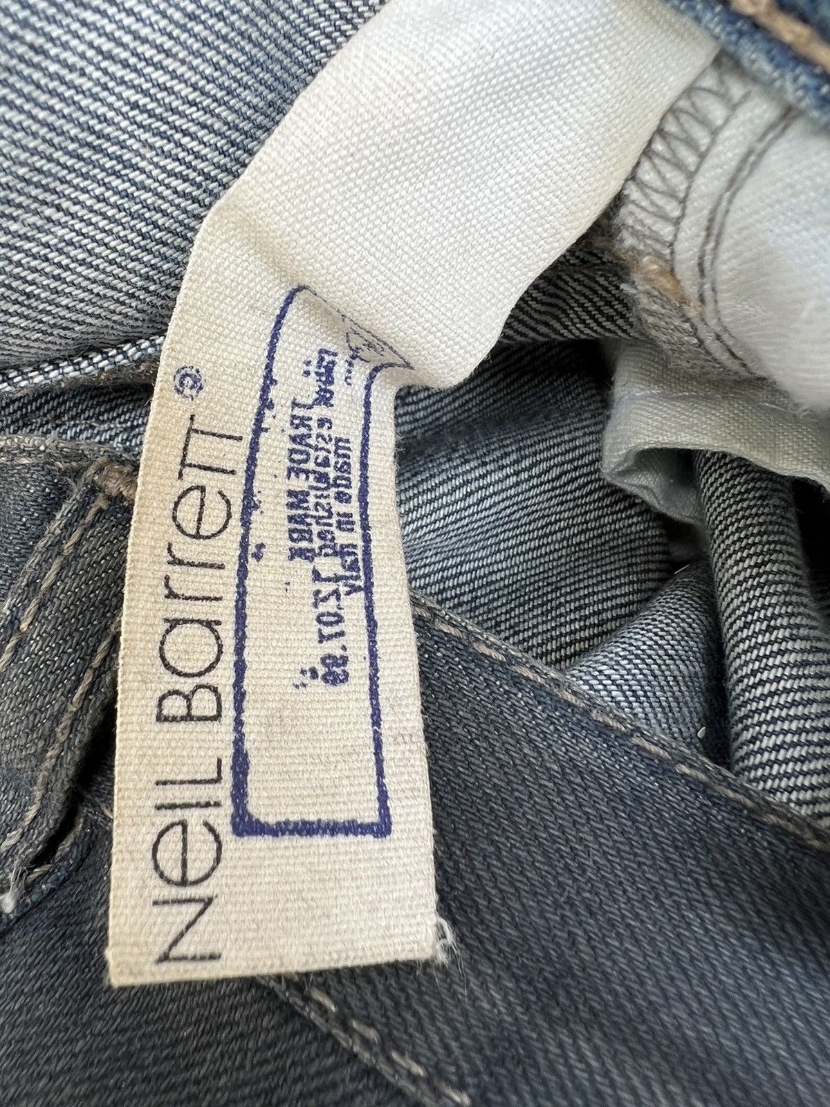 Neil Barrett Vintage Neil Barret Italy Waxed Denim Jeans Size US 32 / EU 48 - 22 Thumbnail