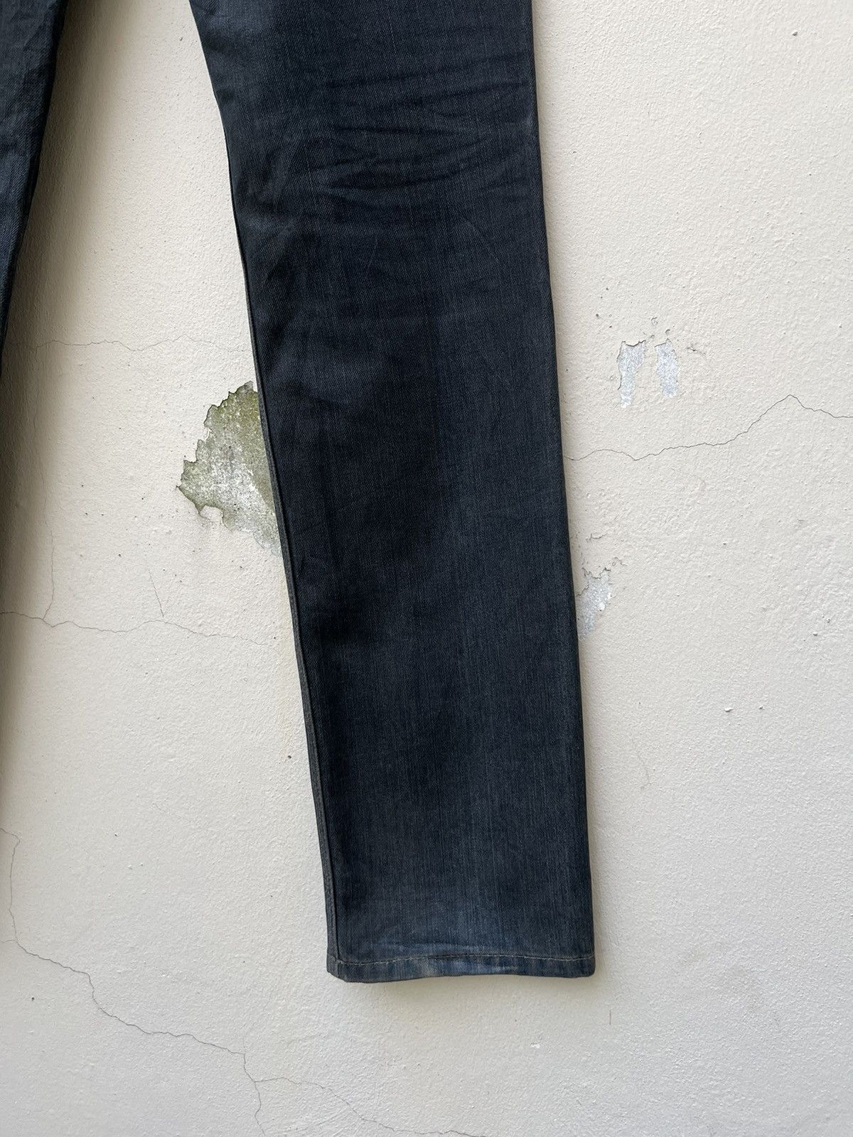 Neil Barrett Vintage Neil Barret Italy Waxed Denim Jeans Size US 32 / EU 48 - 20 Thumbnail