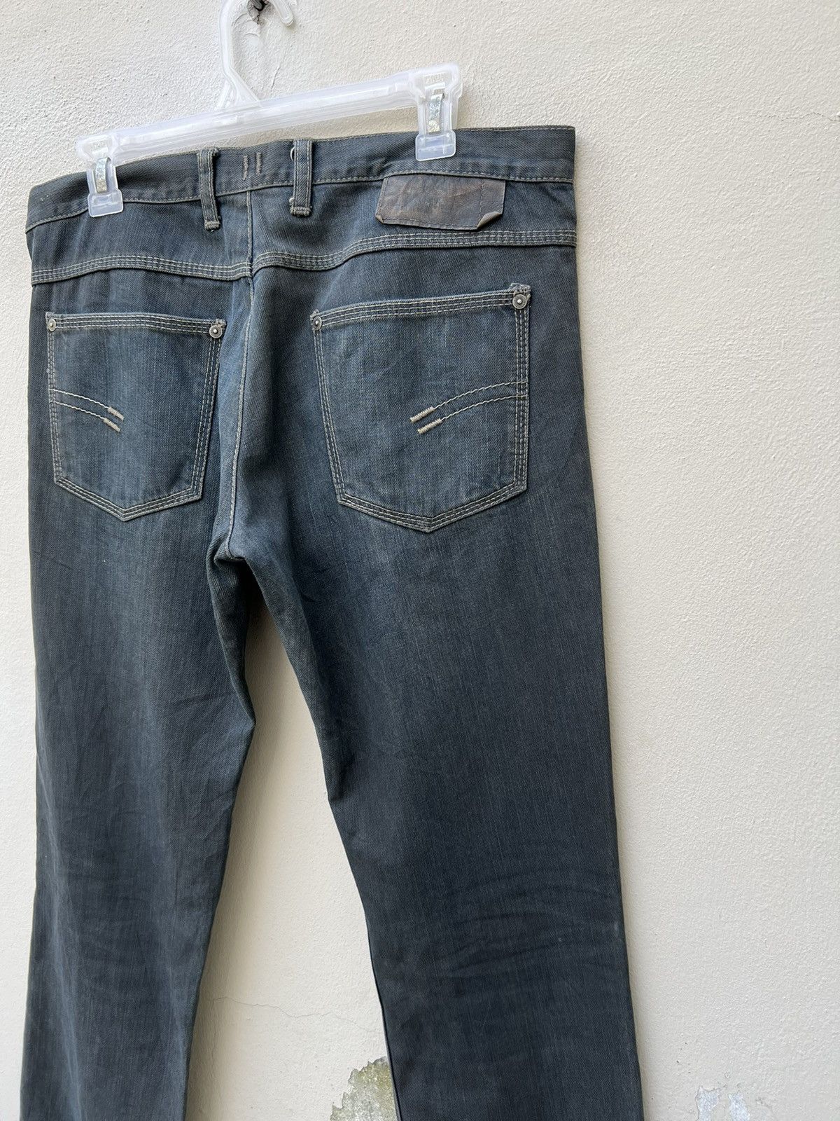 Neil Barrett Vintage Neil Barret Italy Waxed Denim Jeans Size US 32 / EU 48 - 18 Thumbnail