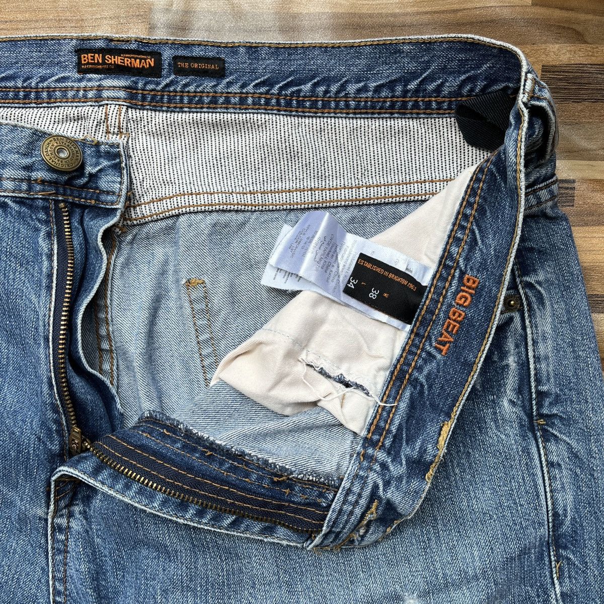 Ben Sherman Baggy Ben Sherman Denim Big Beat Straight Cut Size US 38 / EU 54 - 5 Thumbnail
