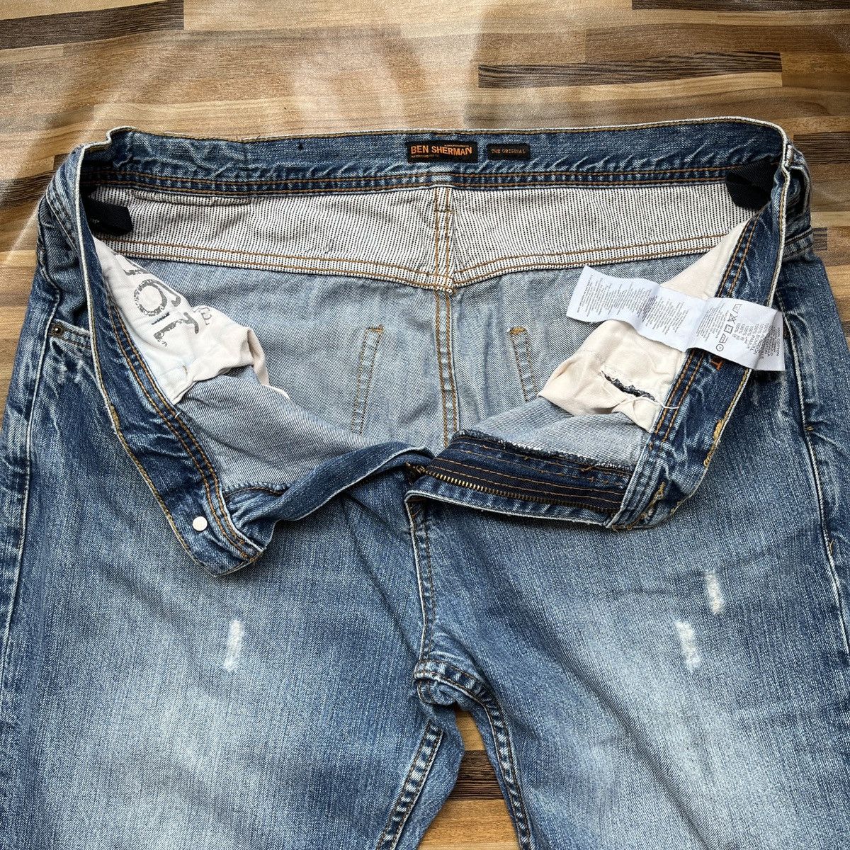 Ben Sherman Baggy Ben Sherman Denim Big Beat Straight Cut Size US 38 / EU 54 - 10 Thumbnail