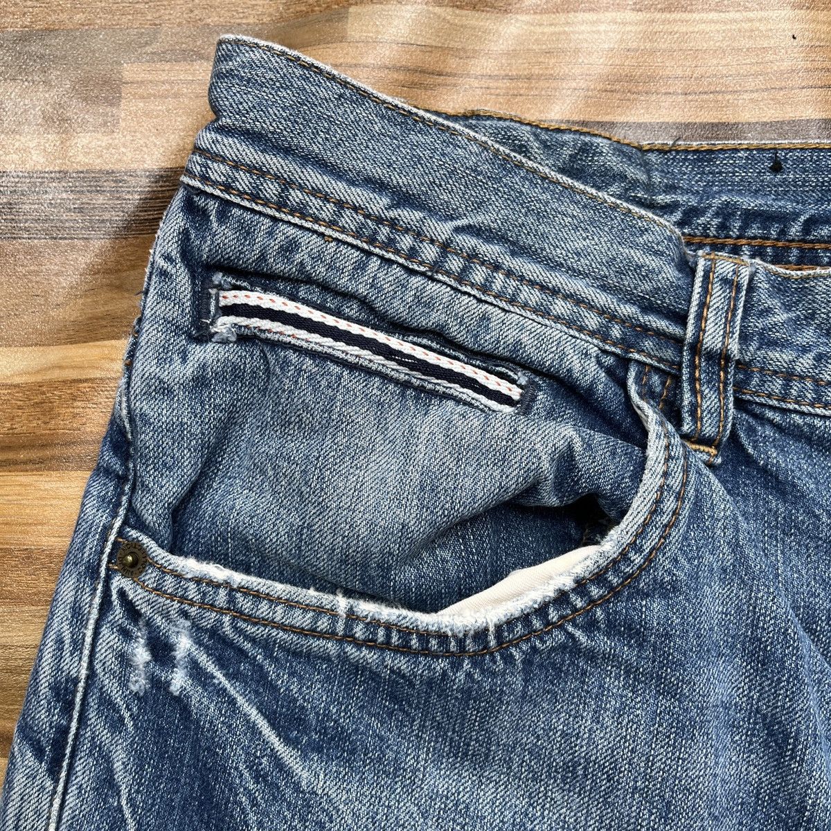 Ben Sherman Baggy Ben Sherman Denim Big Beat Straight Cut Size US 38 / EU 54 - 12 Thumbnail