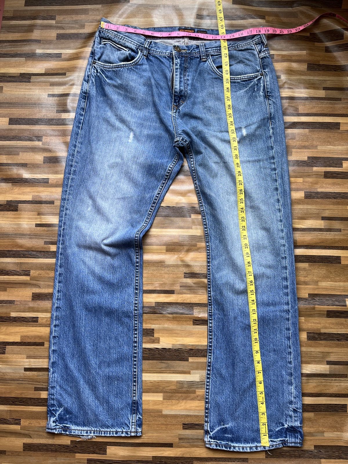 Ben Sherman Baggy Ben Sherman Denim Big Beat Straight Cut Size US 38 / EU 54 - 4 Thumbnail