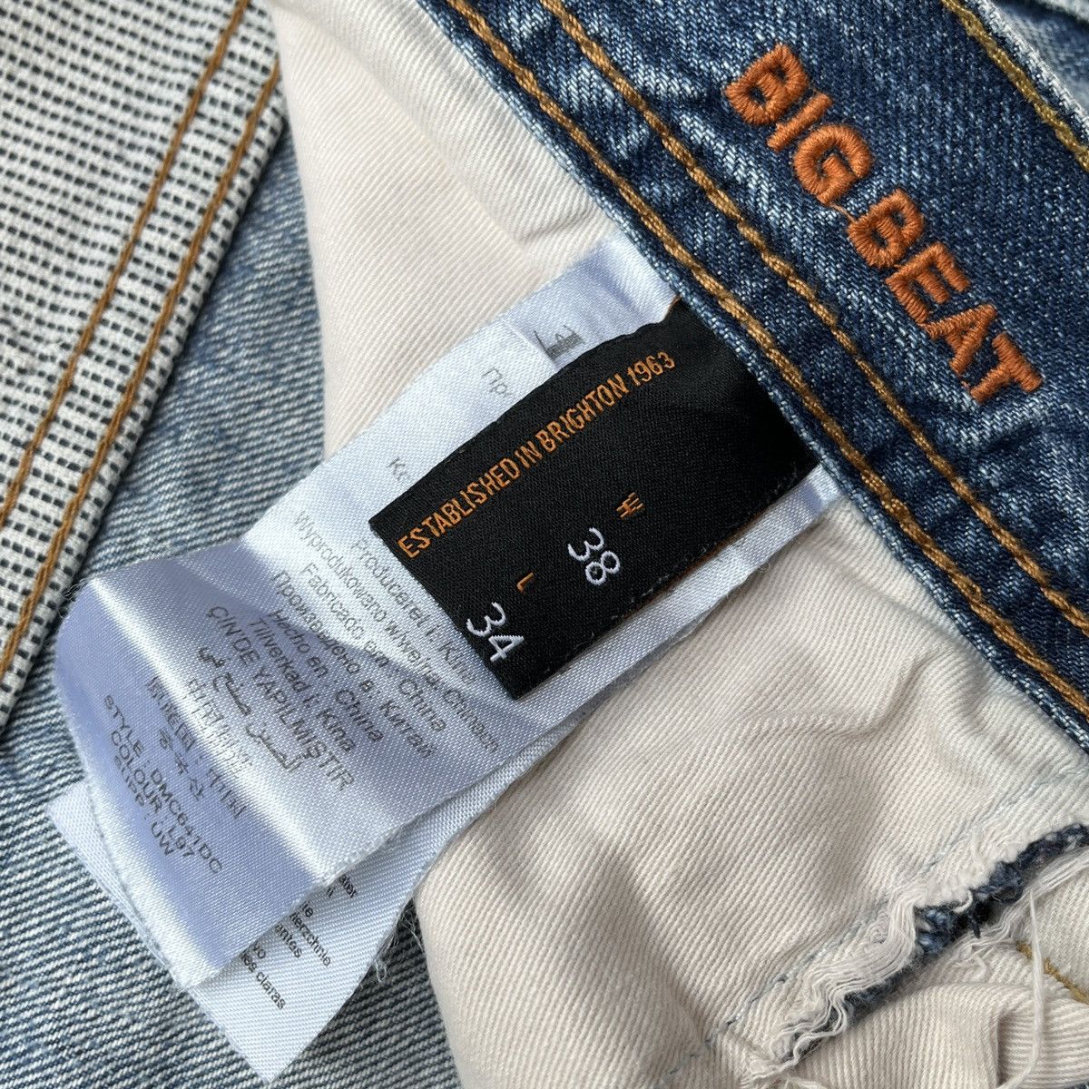 Ben Sherman Baggy Ben Sherman Denim Big Beat Straight Cut Size US 38 / EU 54 - 8 Thumbnail