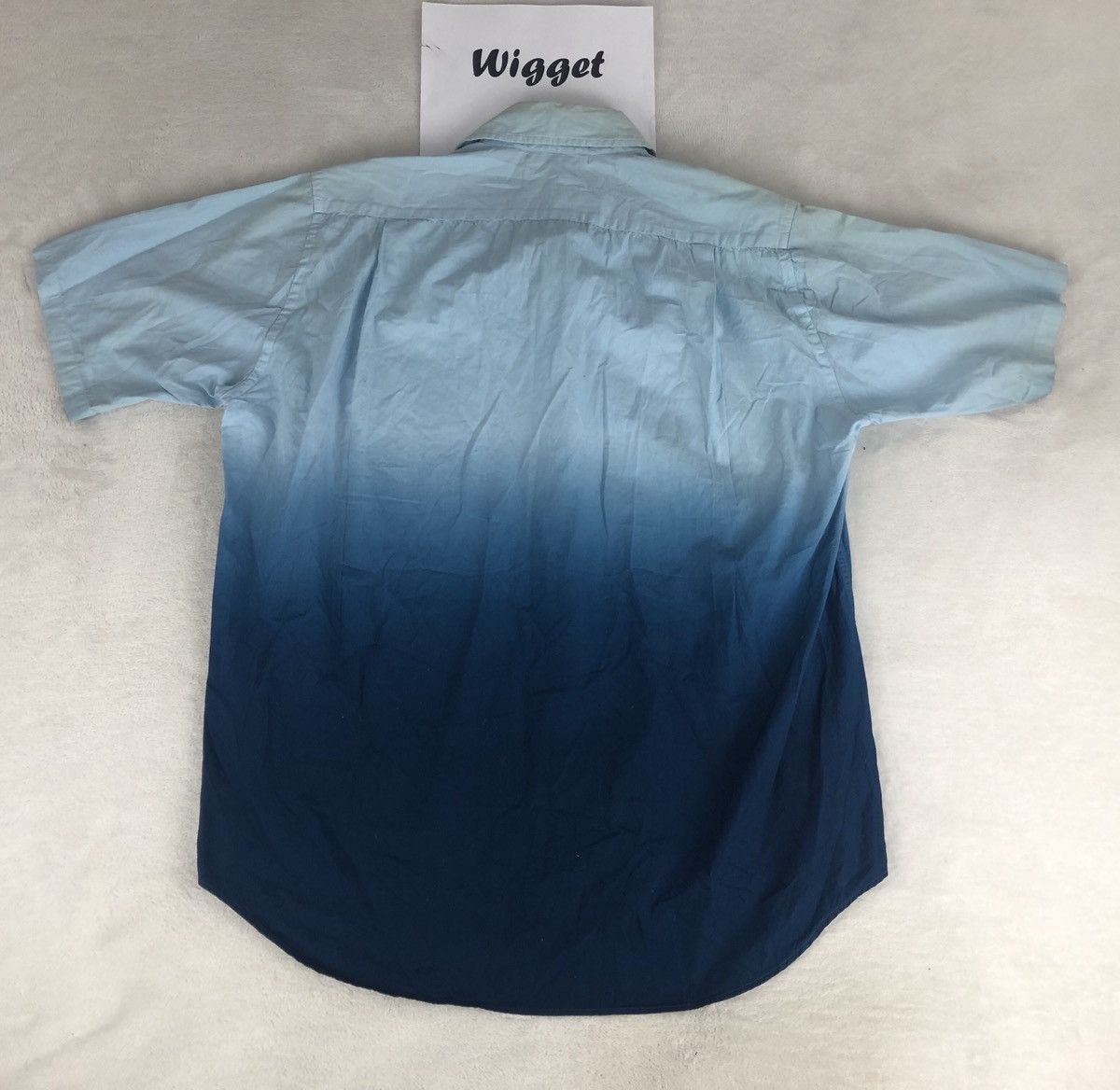 Bape Bape bathing ape Gradient blue button shirt 2000 Size US L / EU 52-54 / 3 - 2 Thumbnail
