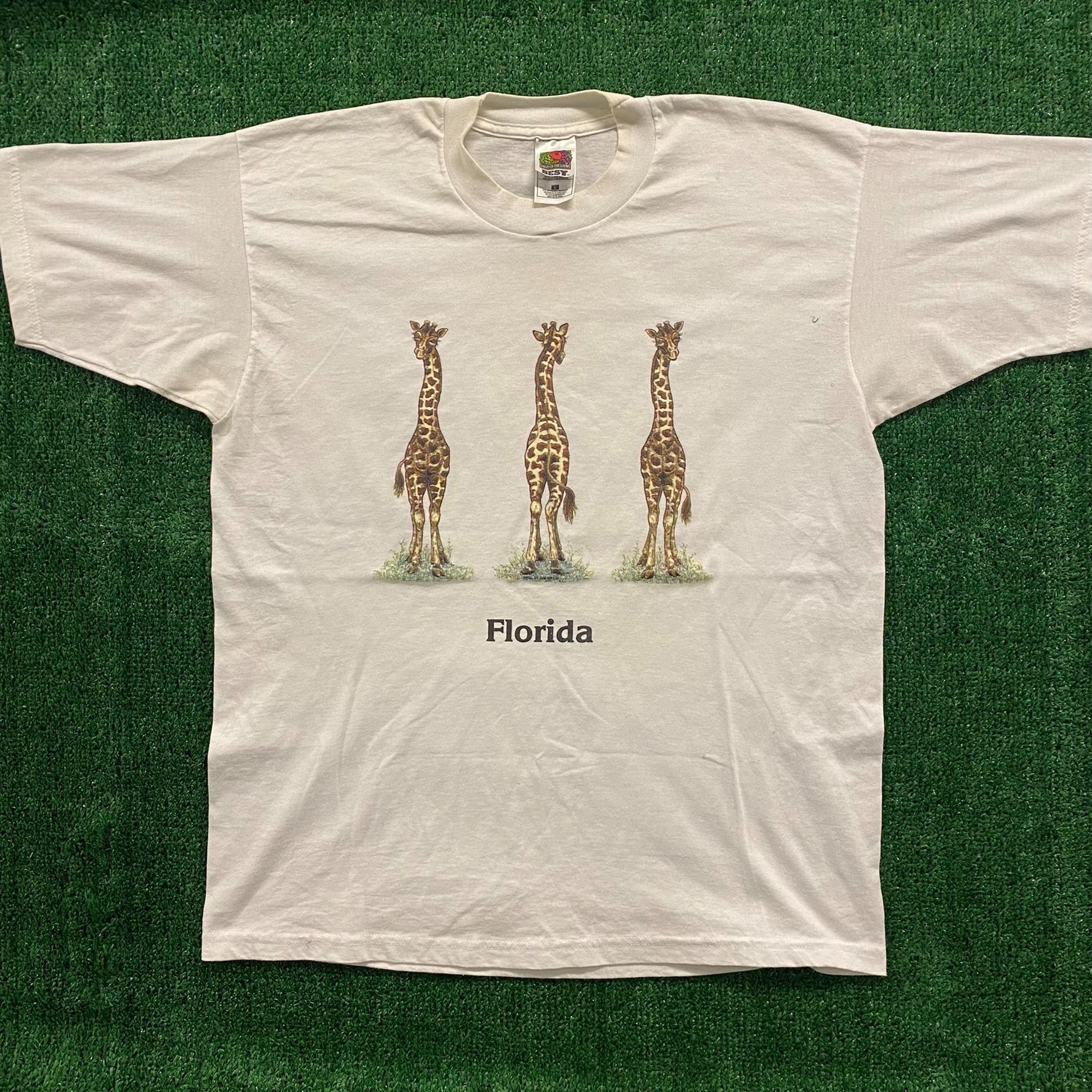 T-shirt Vintage Cerf Années 90 - Marque Shaka, Taille M, Noir, Occasion Très Bon état