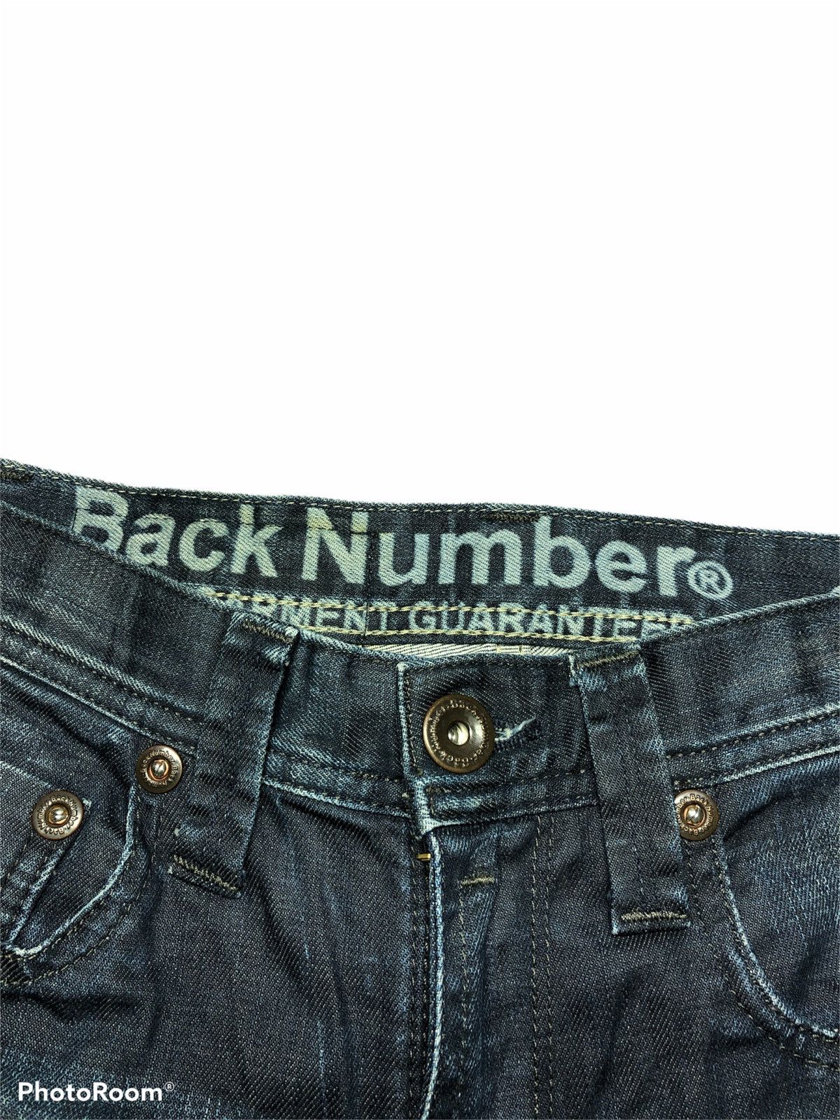 Japanese Brand BACK NUMBER WASHED BLUE DENIM Size US 28 / EU 44 - 4 Thumbnail