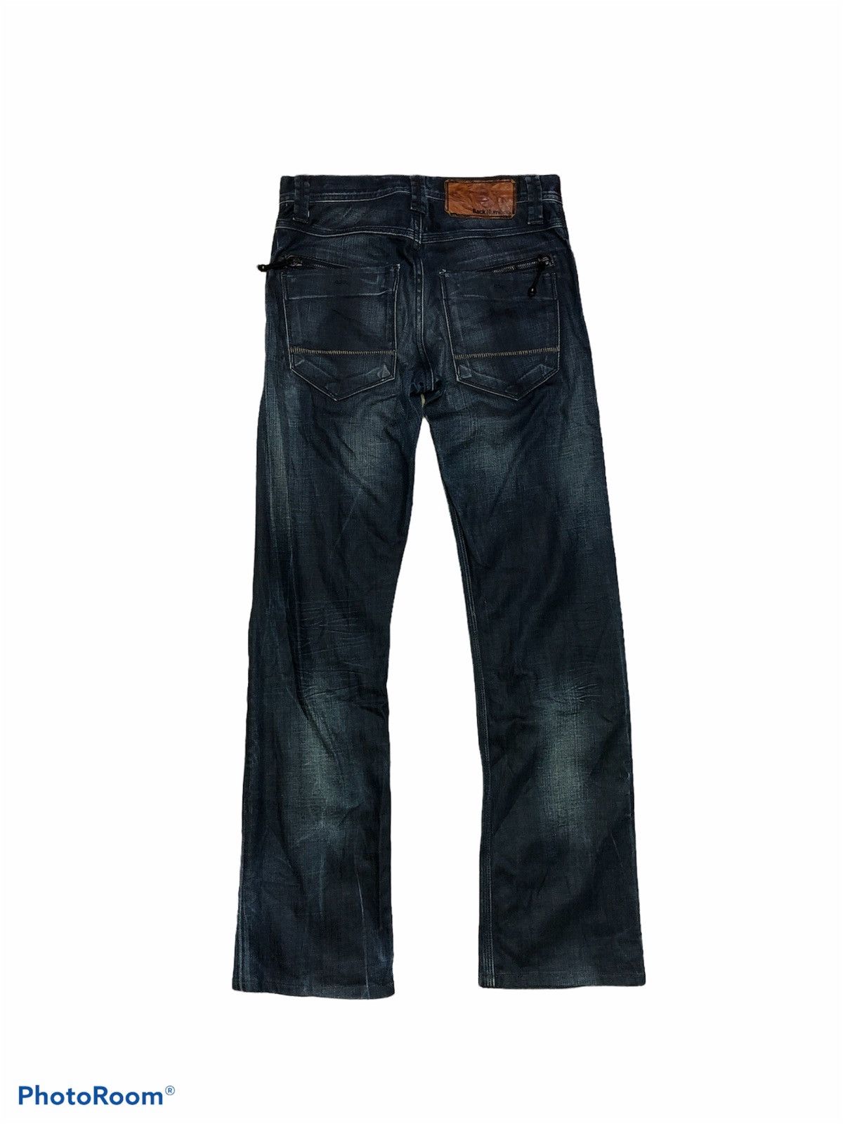 Japanese Brand BACK NUMBER WASHED BLUE DENIM Size US 28 / EU 44 - 2 Thumbnail