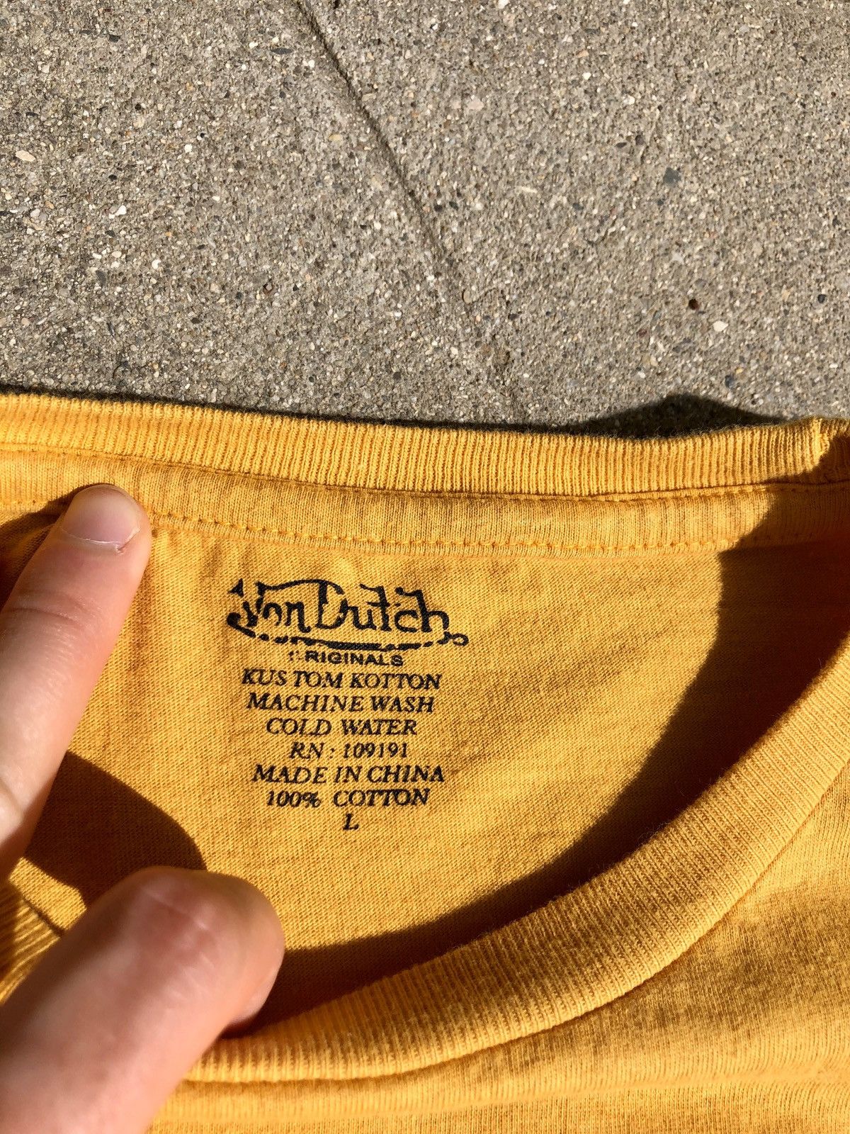 Von Dutch Vintage Von Dutch Tee Size US L / EU 52-54 / 3 - 4 Thumbnail