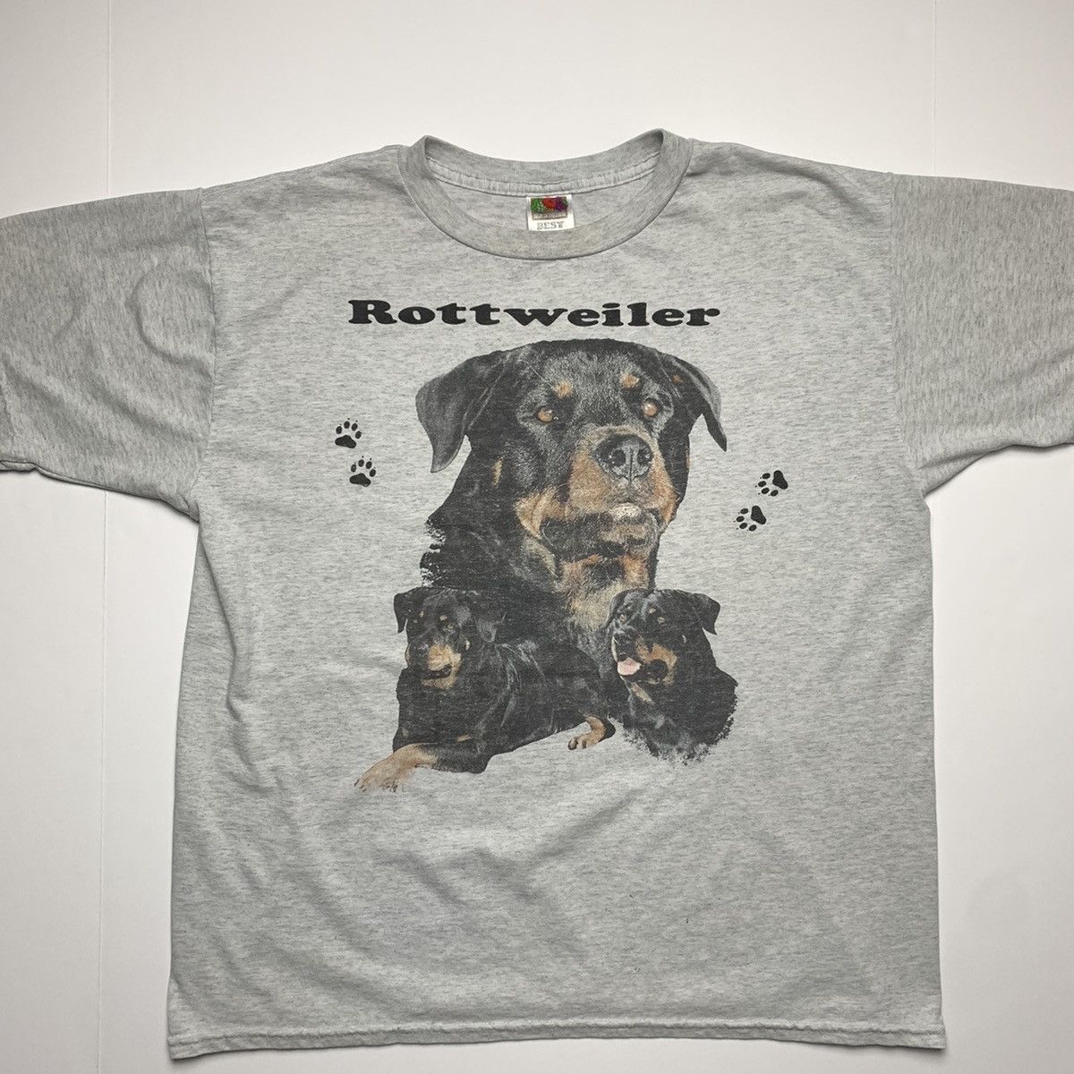 Vintage Vintage Rottweiler Dog T Shirt Rare Rap Tee sz Large Size US L / EU 52-54 / 3 - 2 Thumbnail