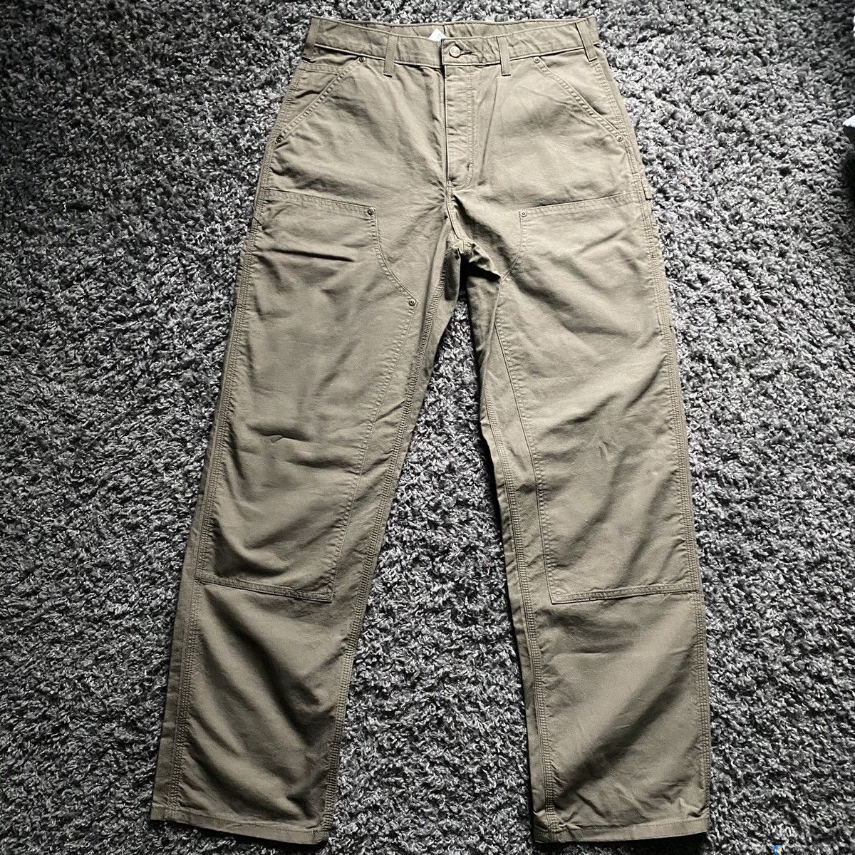 Carhartt Carhartt Double Knee Carpenter Pants Dungaree Fit Size US 33 - 1 Thumbnail