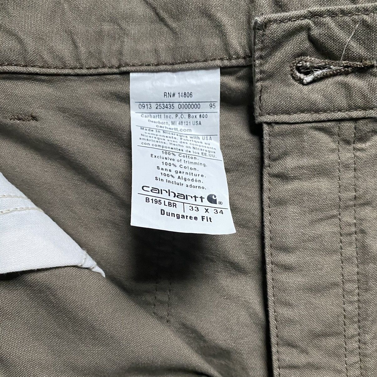 Carhartt Carhartt Double Knee Carpenter Pants Dungaree Fit Size US 33 - 3 Thumbnail