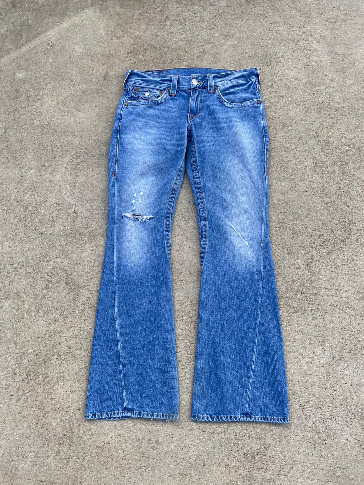 True Religion Vintage True Religion Joey Flared Jeans Rainbow | Grailed
