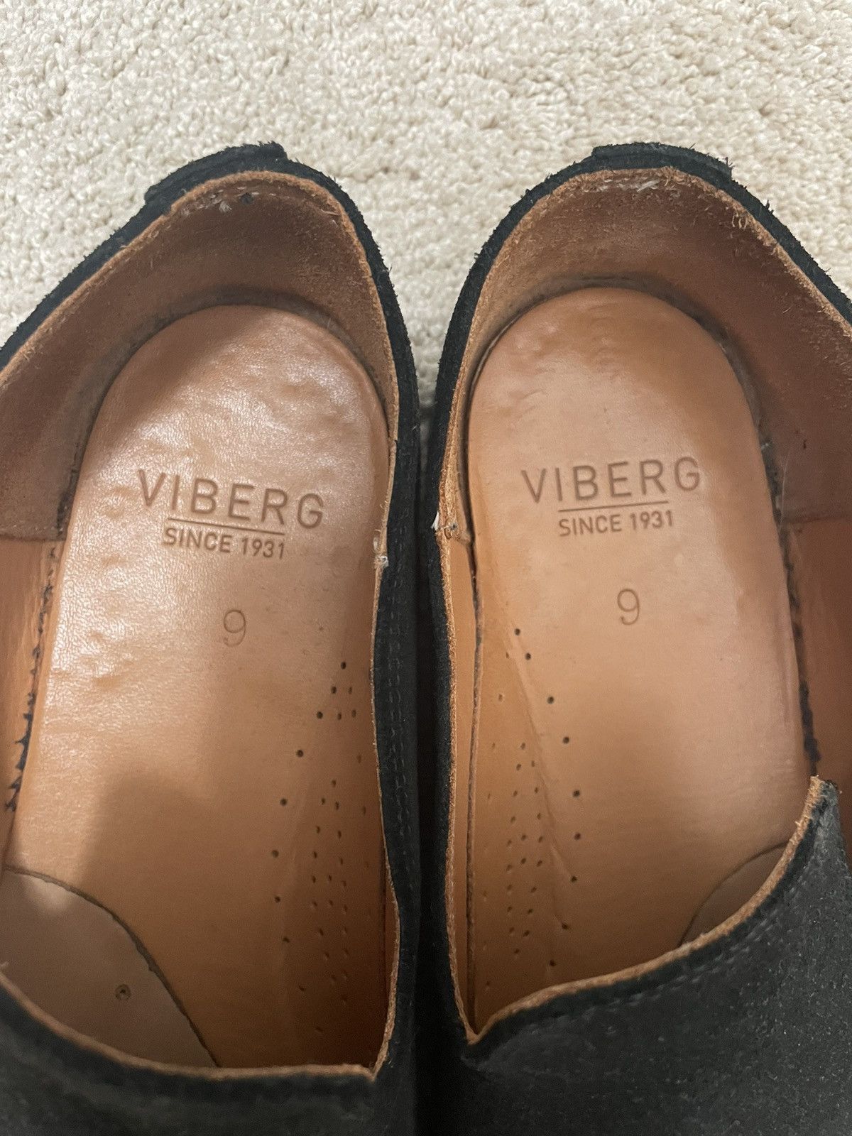 Viberg Viberg black snuff calf suede slipper Size 9 Size US 9 / EU 42 - 2 Preview