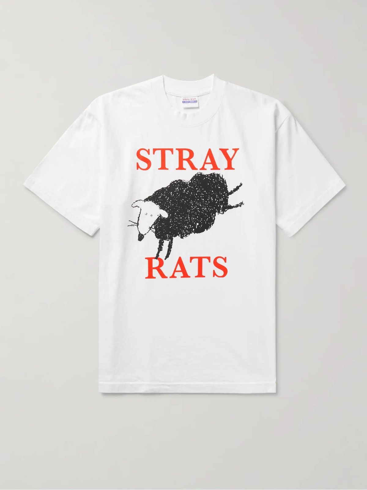 Stray Rats × Streetwear Stray Rats Black Sheep White Tee T-shirt XXL ...