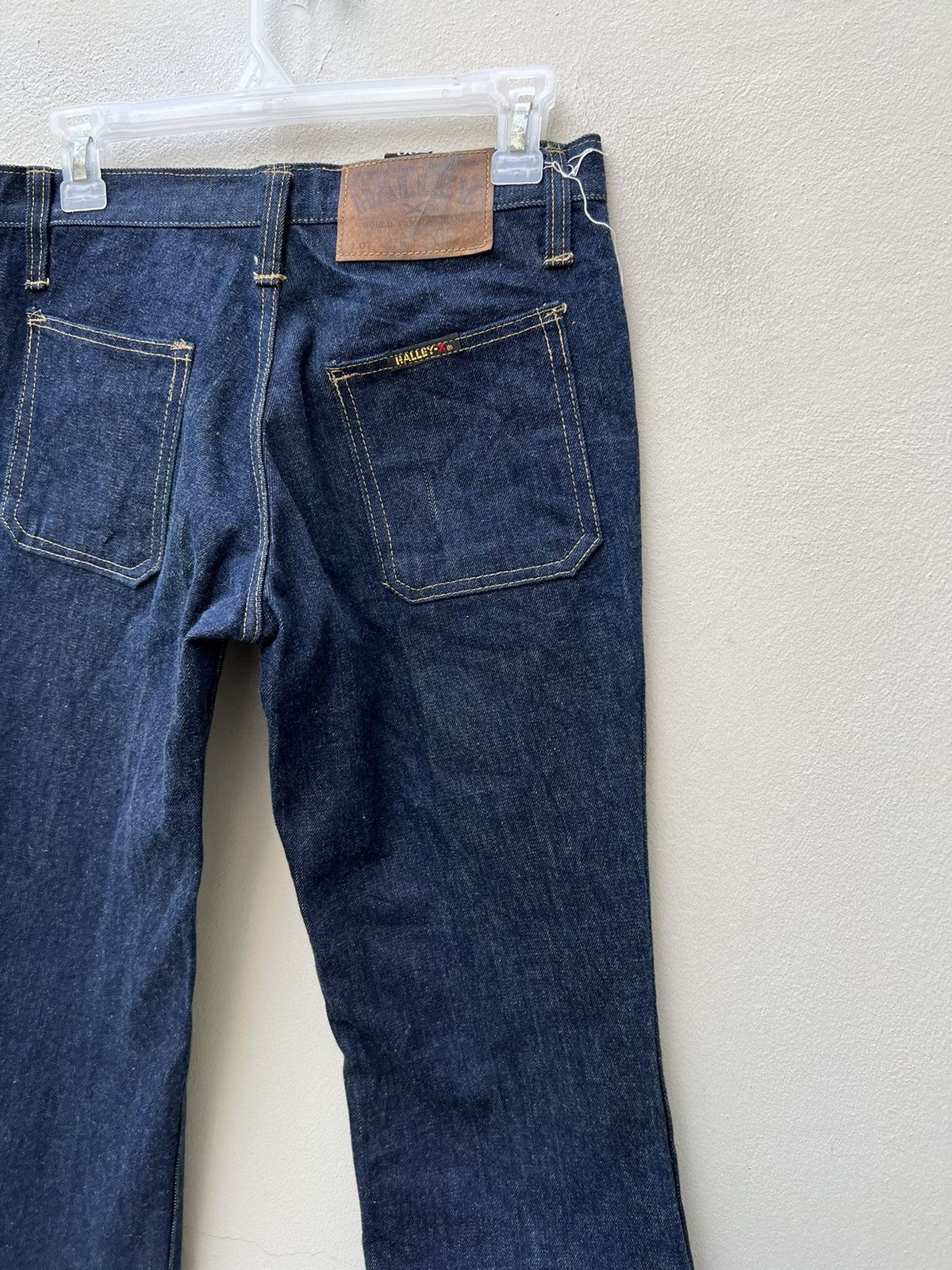Vintage Vintage 70s Halley-X Denim Super Flare Jeans Size US 28 / EU 44 - 15 Thumbnail
