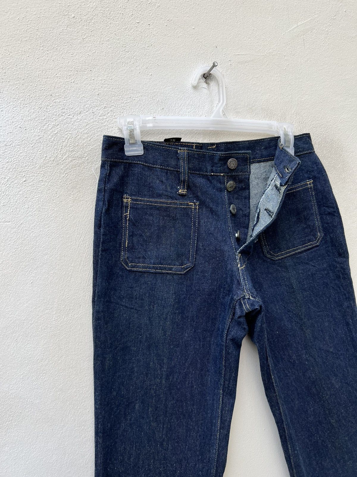 Vintage Vintage 70s Halley-X Denim Super Flare Jeans Size US 28 / EU 44 - 6 Thumbnail