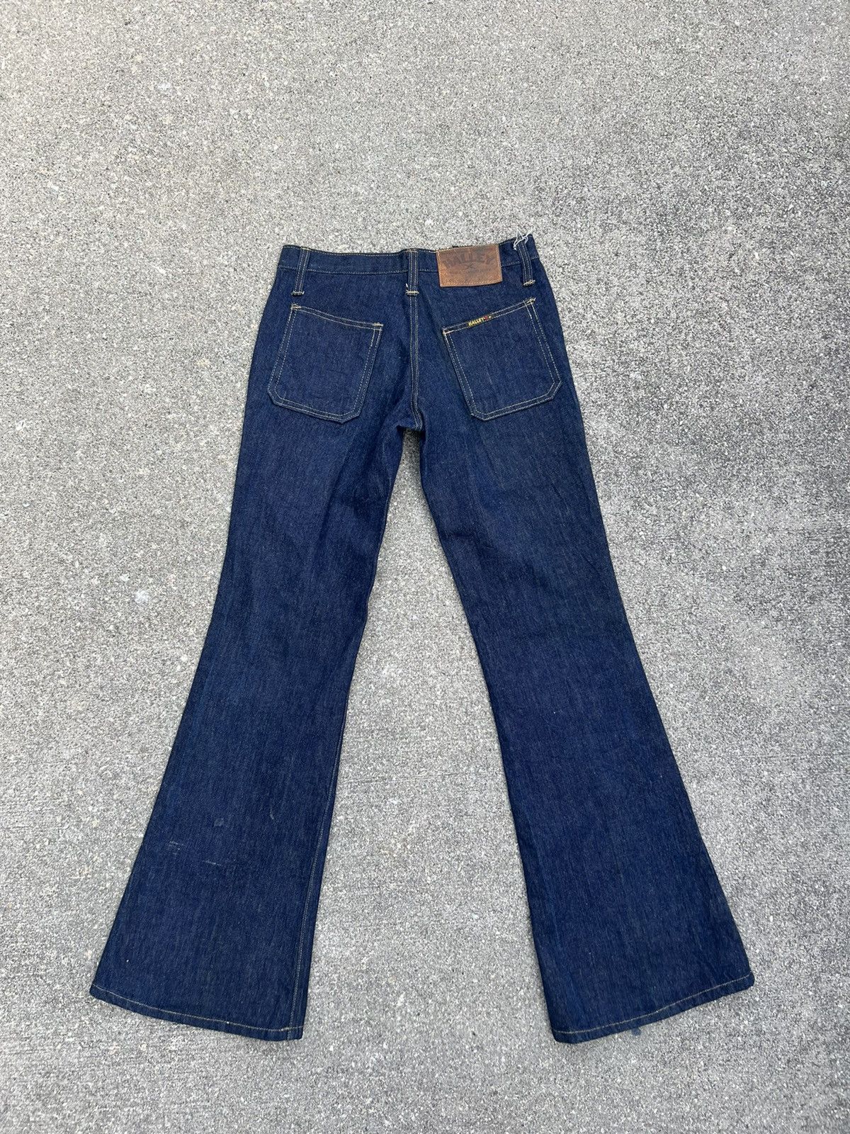 Vintage Vintage 70s Halley-X Denim Super Flare Jeans Size US 28 / EU 44 - 2 Thumbnail