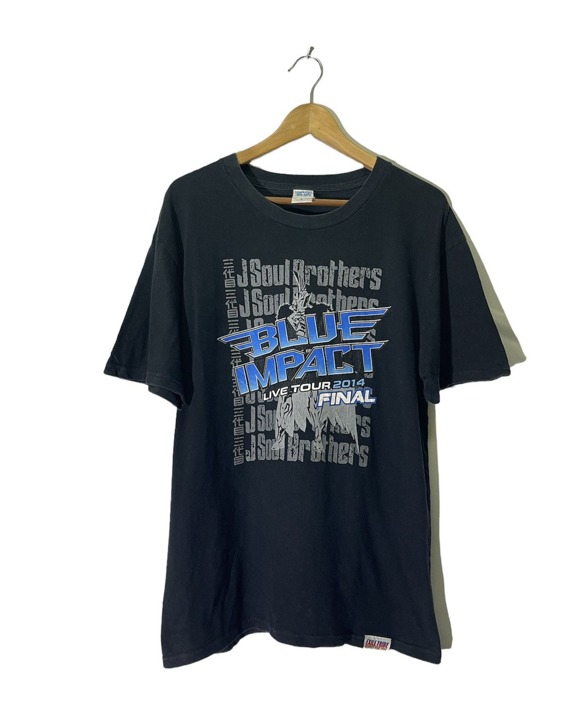 2014 J SOUL BROTHERS BLUE IMPACT LIVE TOUR T-SHIRT